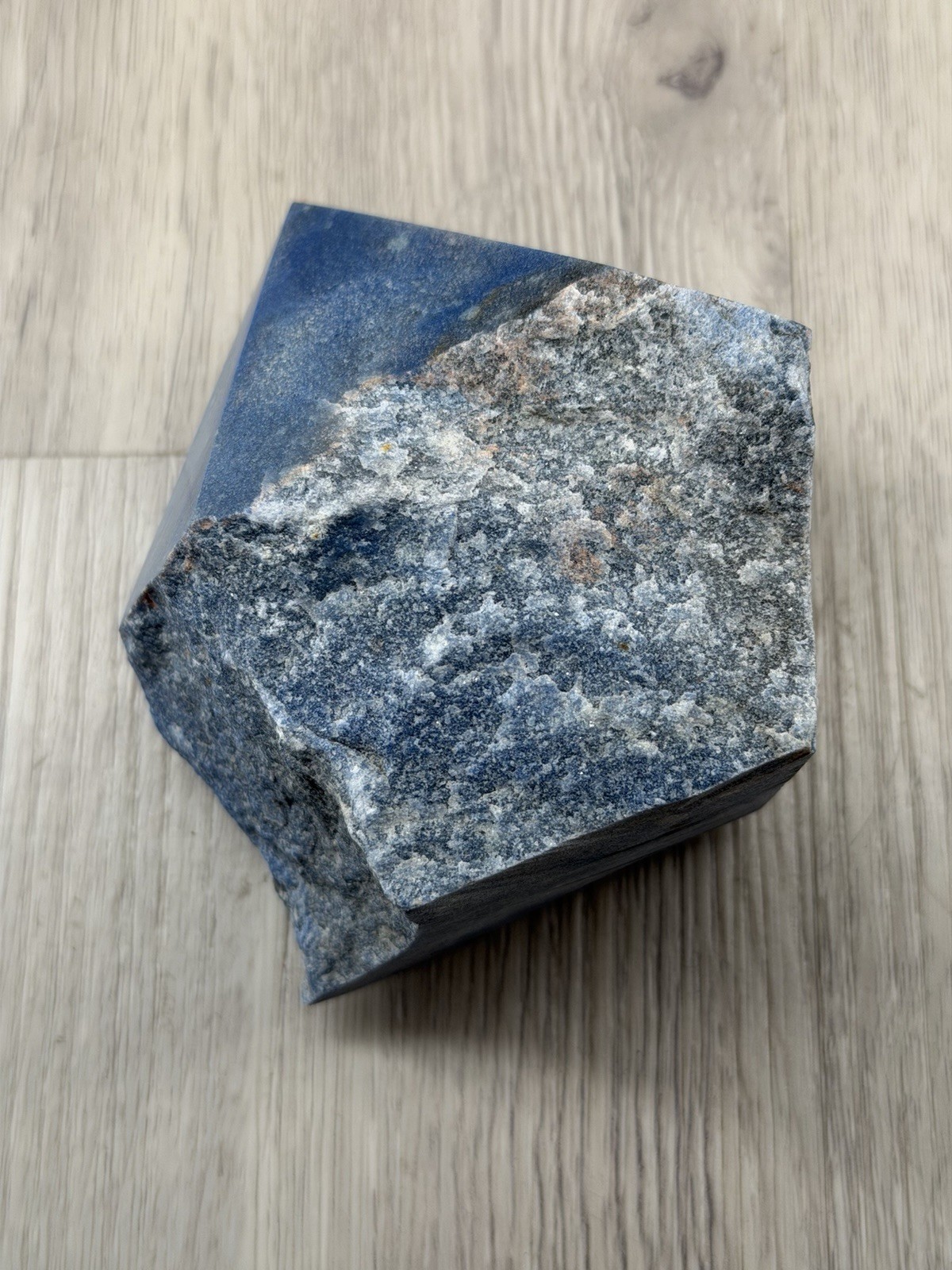 Natural Blue Aventurine Crystal Wand Irregular Quartz Column 1.7Lb