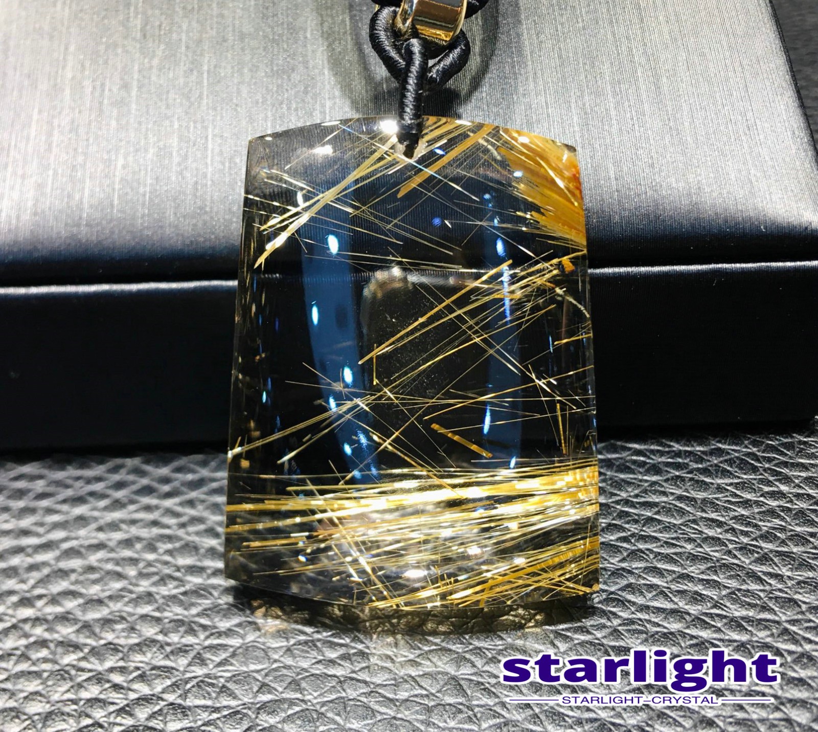 16G Natural Brazilian Titanium Crystal No Matter Brand Crystal Pendant