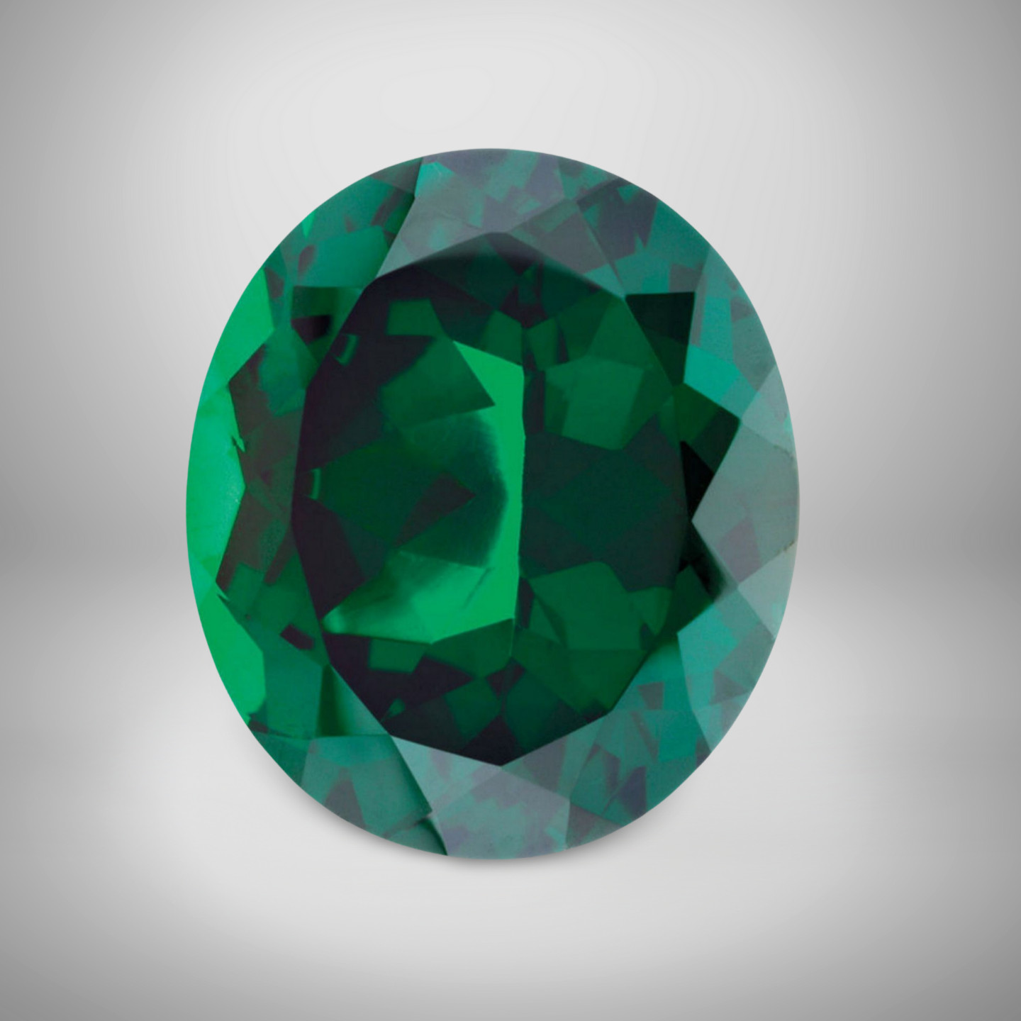 Emerald Oval Cut Gemstone 2.2 Cts – 10×8 mm VVS Precious Jewelry Gem
