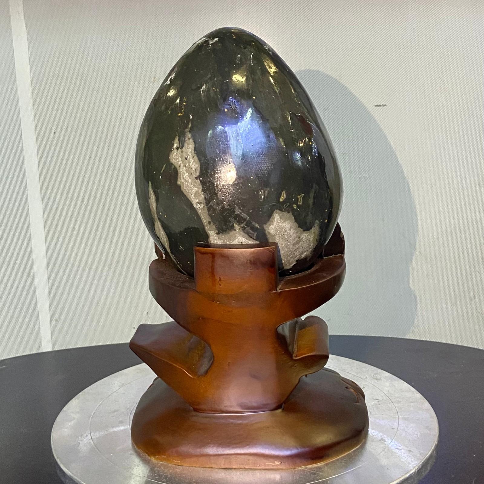 10.7LB Large Natural amethyst Dinosaur egg Quartz Crystal specimen healing