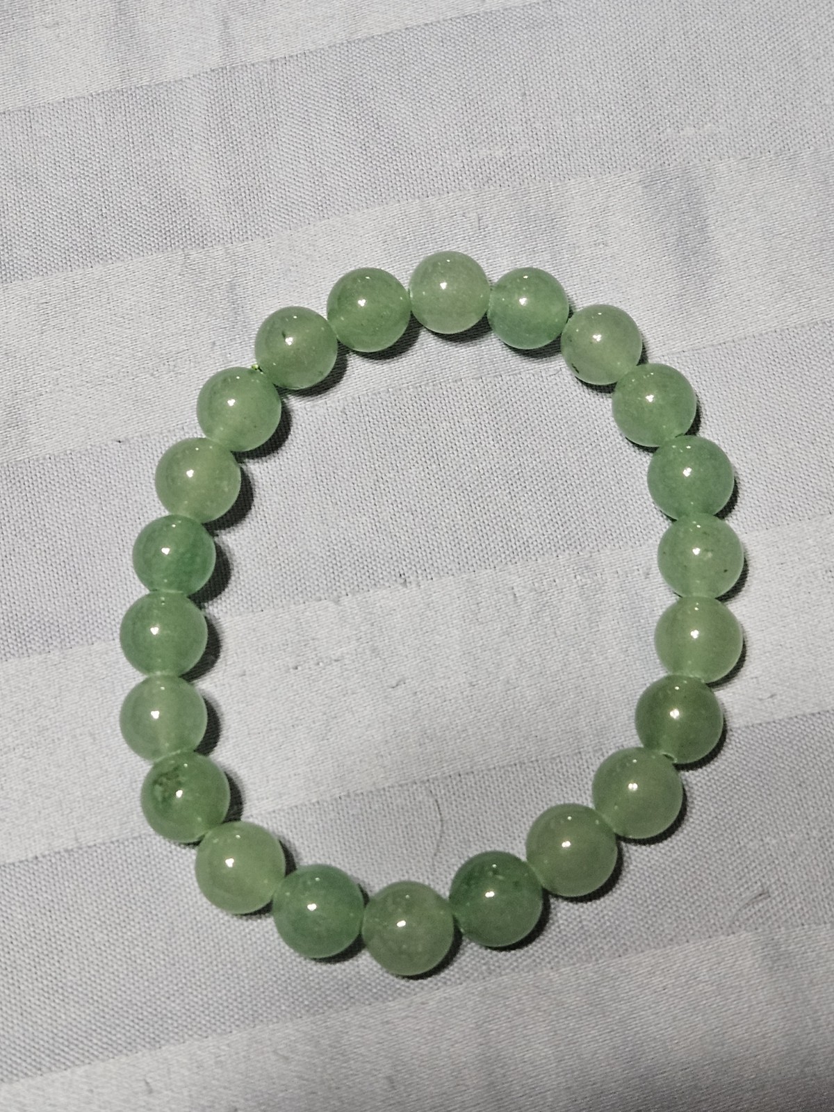 3 Crystal Bracelets Lepidolite, Green Aventurine, Rainbow Fluorite