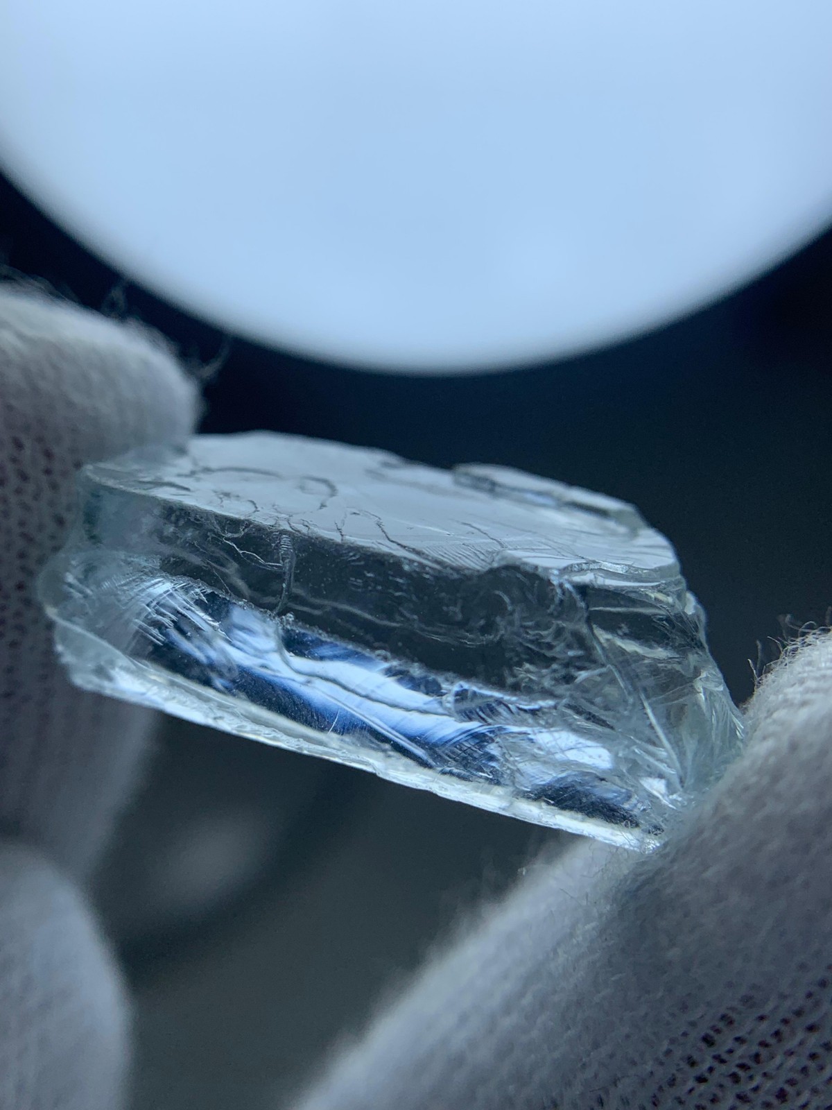 20.05Crt Large Piece Loupe Clean Facet Grade Gorgeous Blue Aquamarine Rough