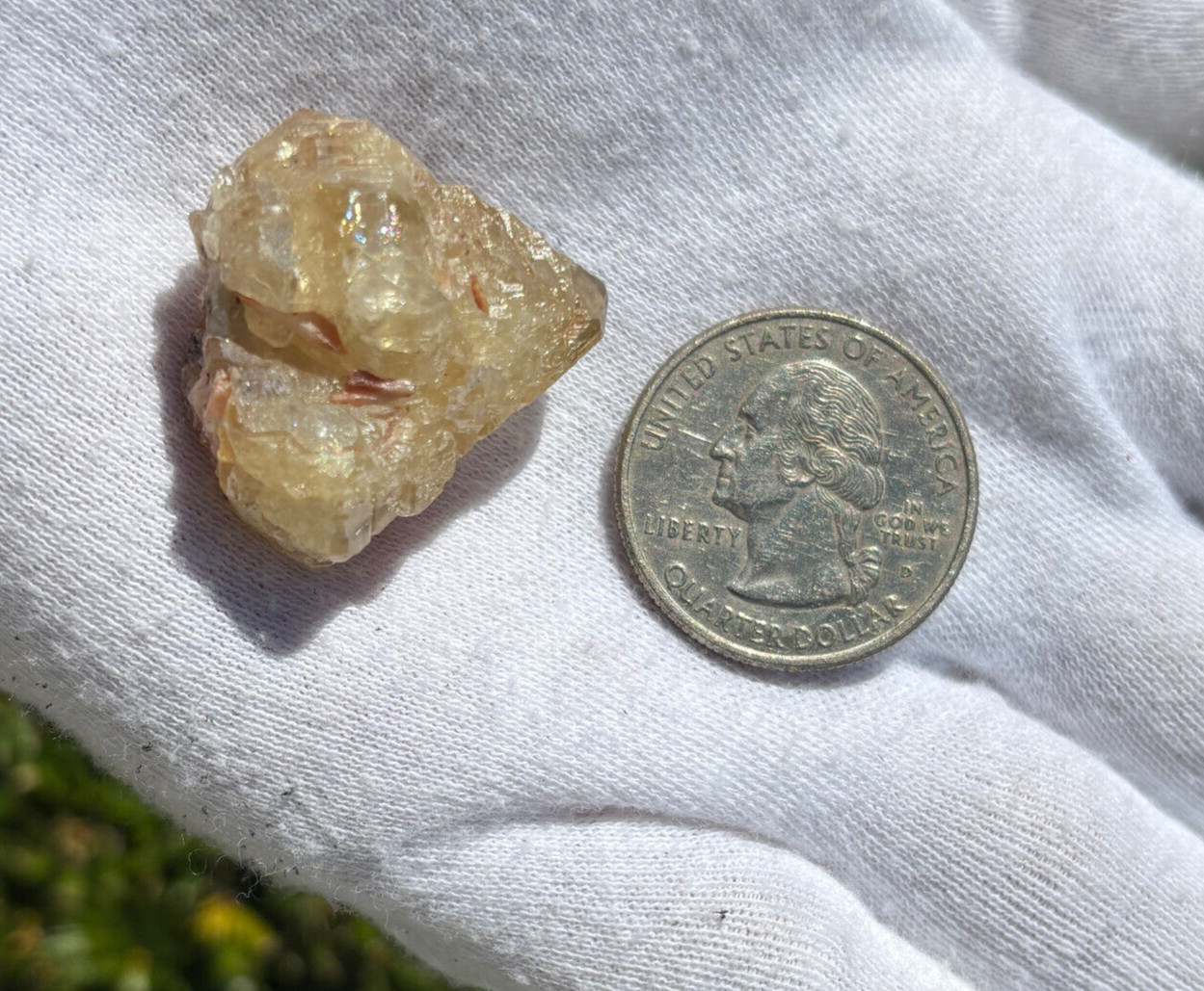 USA SALE SEE VIDEO 37g ETCHED CERUSSITE CERRUSITE CERRUSSITE CRYSTAL BARITE SKEL
