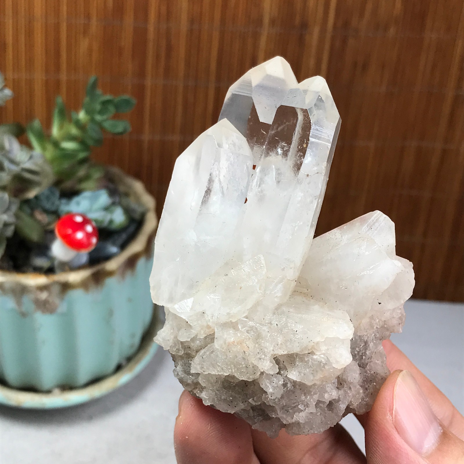77-54-43mm Natural crystal clusters pretty Quartz Mineral Specimen 146g A6228
