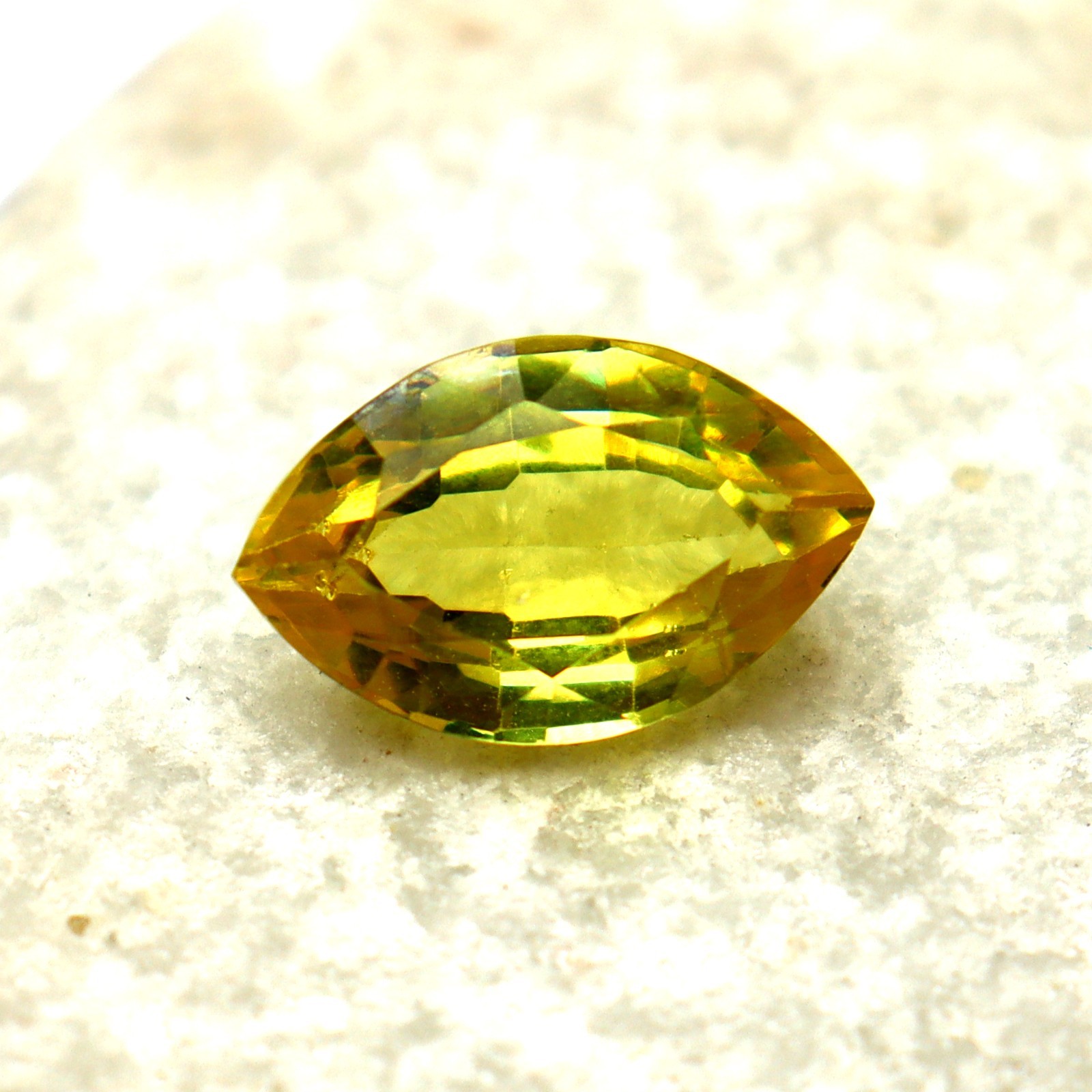 10 Ct AAA+ Gemstone Marquise Cut Yellow Sapphire GGI Certified Loose Gemstone