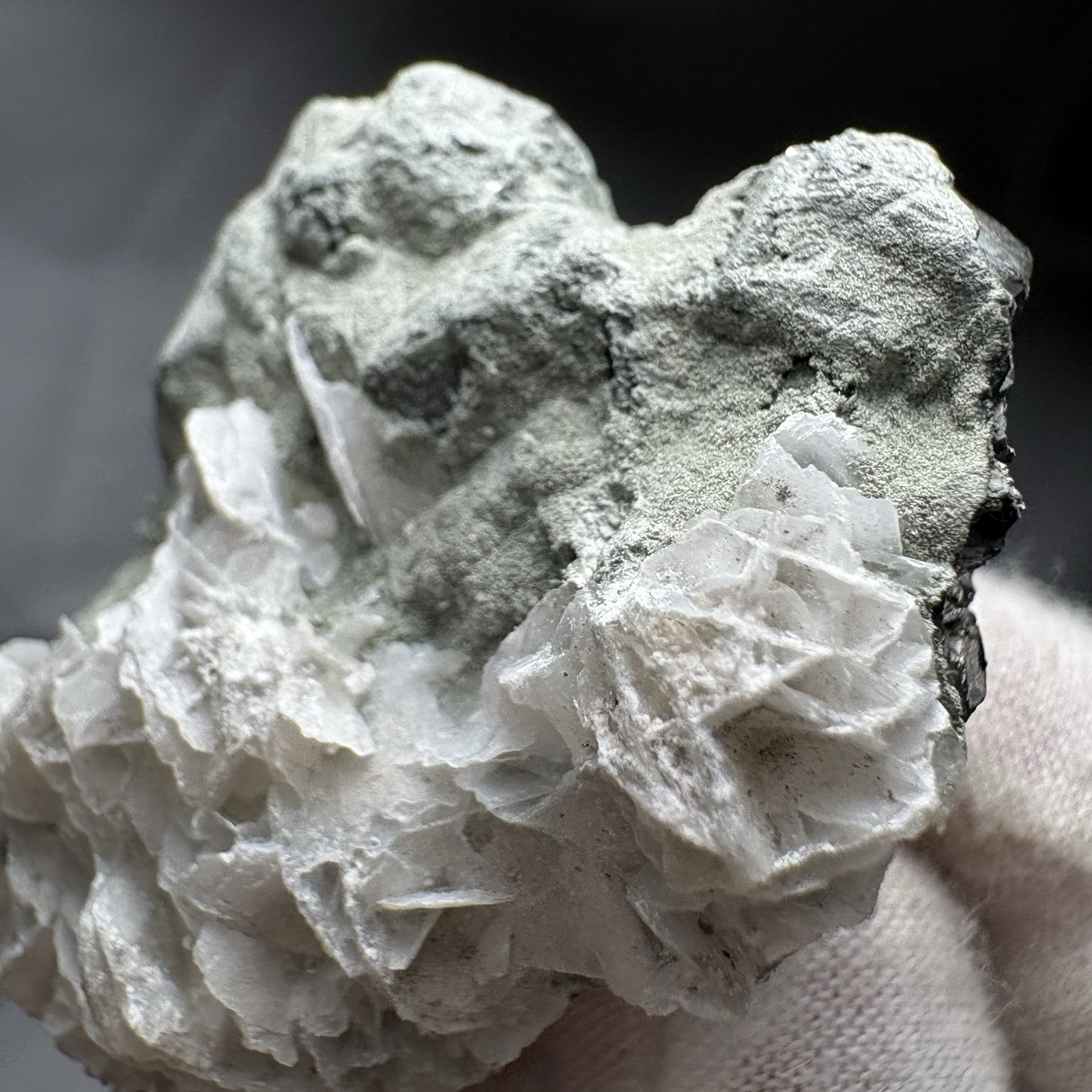 Inner Mongolia Calcite Arsenopyrite Association – Metallic Crystal Raw Specimen