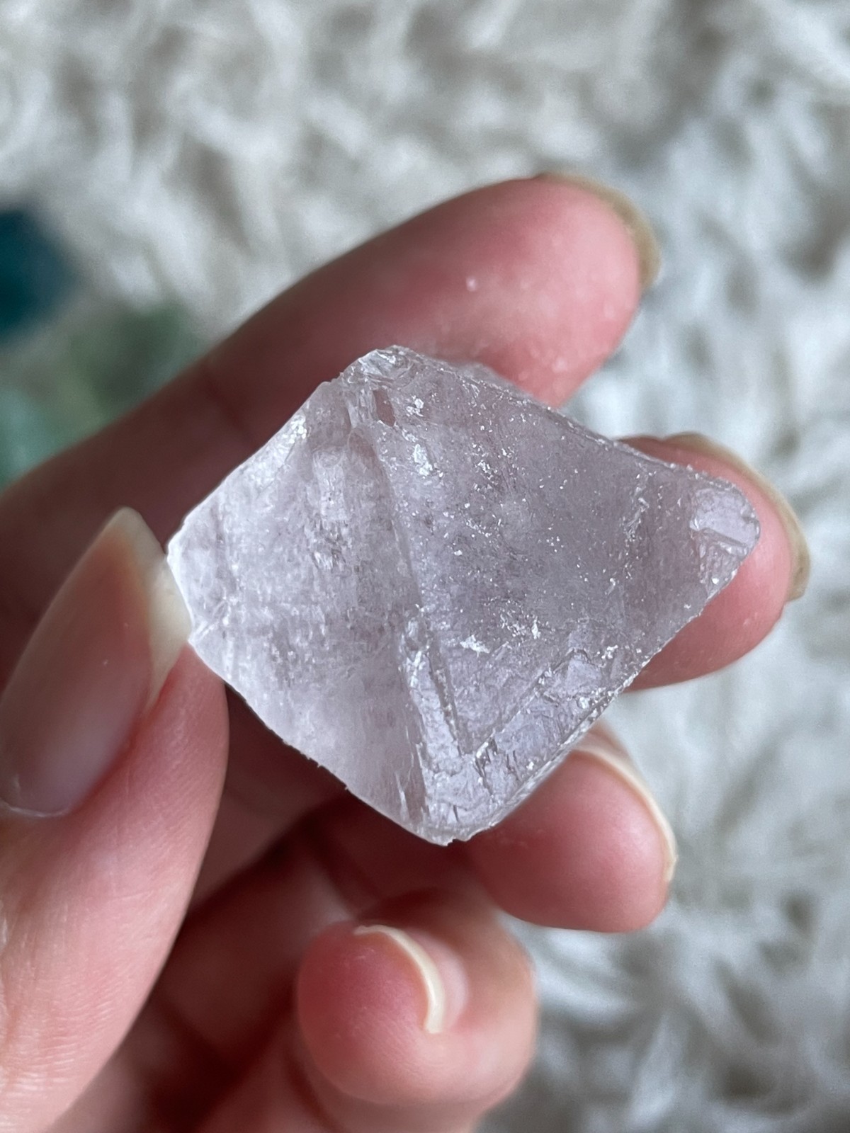 Raw Fluorite Octahedron Crystals – Natural Rainbow Fluorite- Intuitive pick