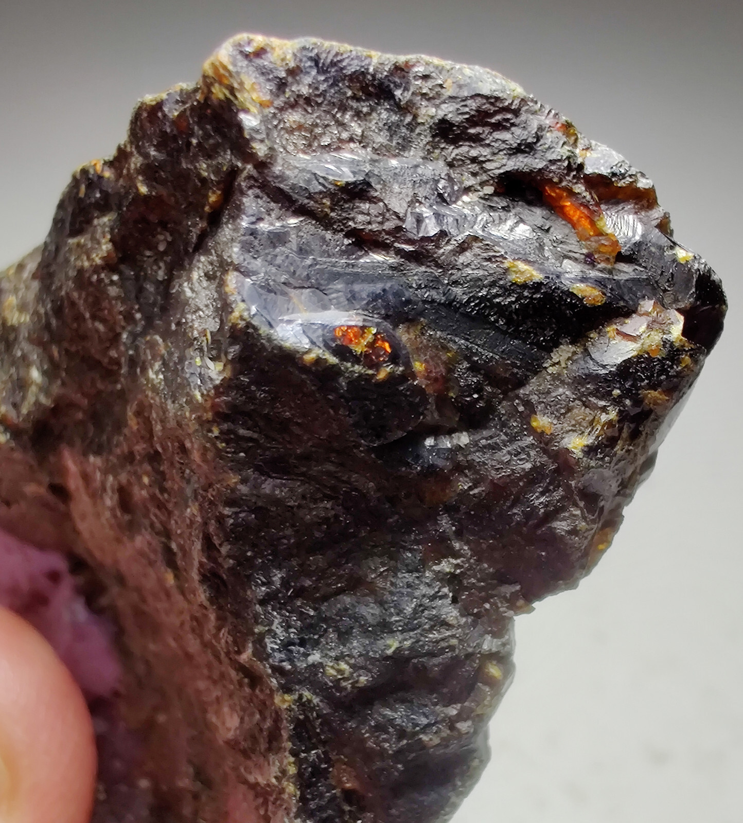 Fluorite on Sphalerite, fluorescent. Elmwood Mine, Tennesee. 87 grams.