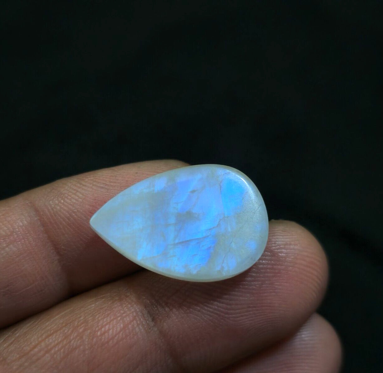 Outstanding Rainbow Moonstone Cabochon 25x17x7.50 mm Loose Gemstone For Jewelry