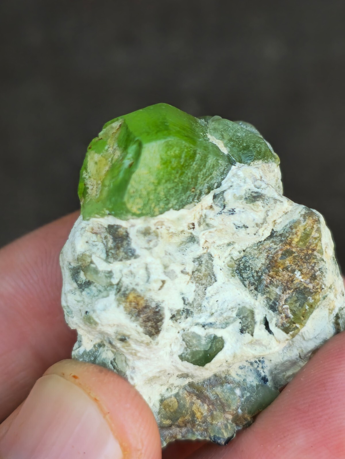 118 Carat Peridot Crystal Specimen From Pakistan