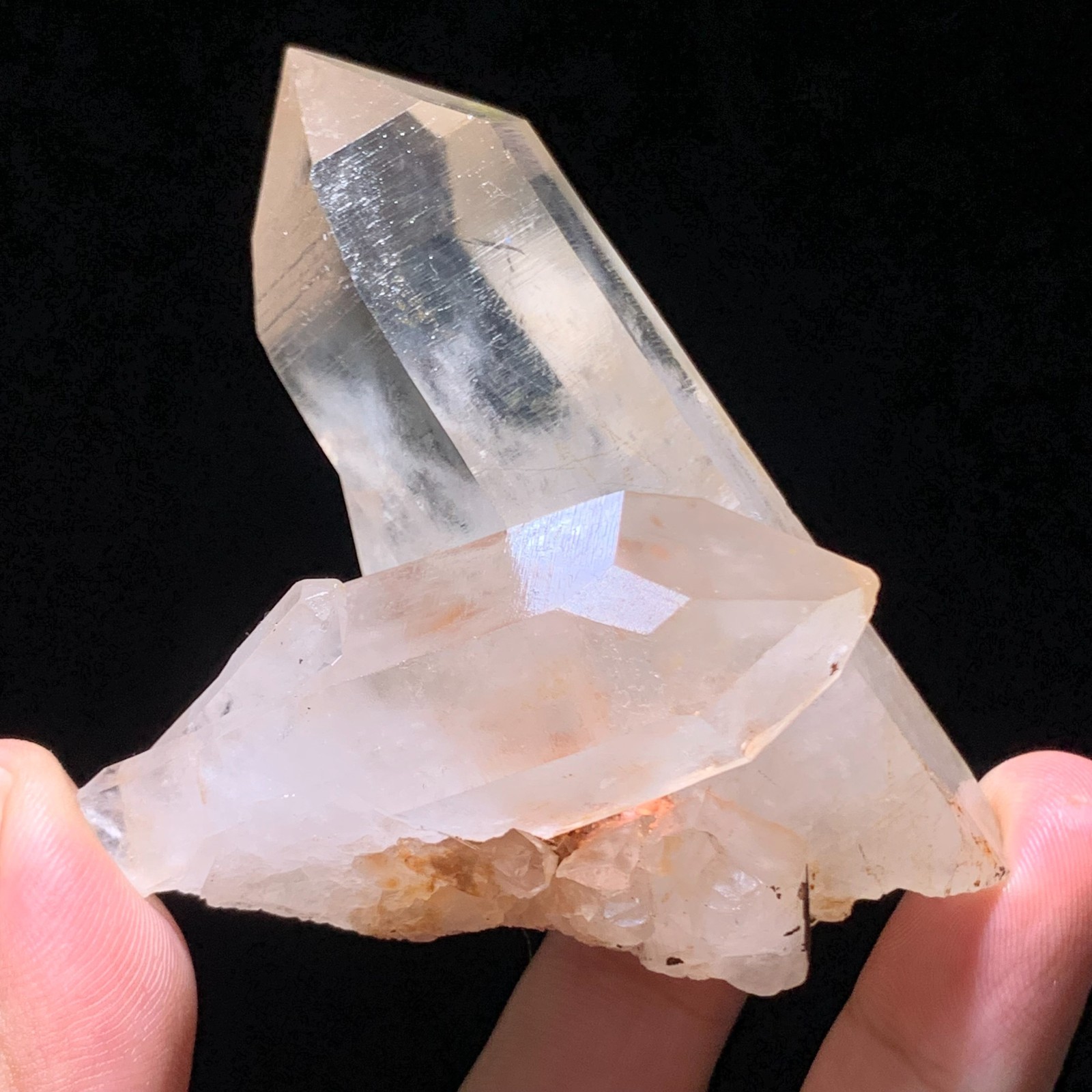 146g Natural white crystal cluster point mineral specimen Chakras Healing