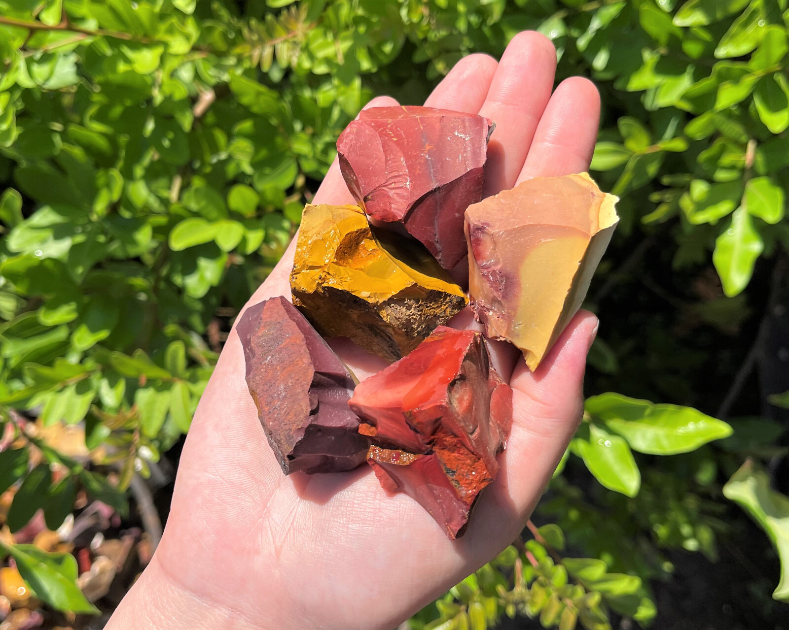 Mookaite Rough Natural Stones: Choose Oz or lb Bulk Wholesale Lots (‘A’ Grade)