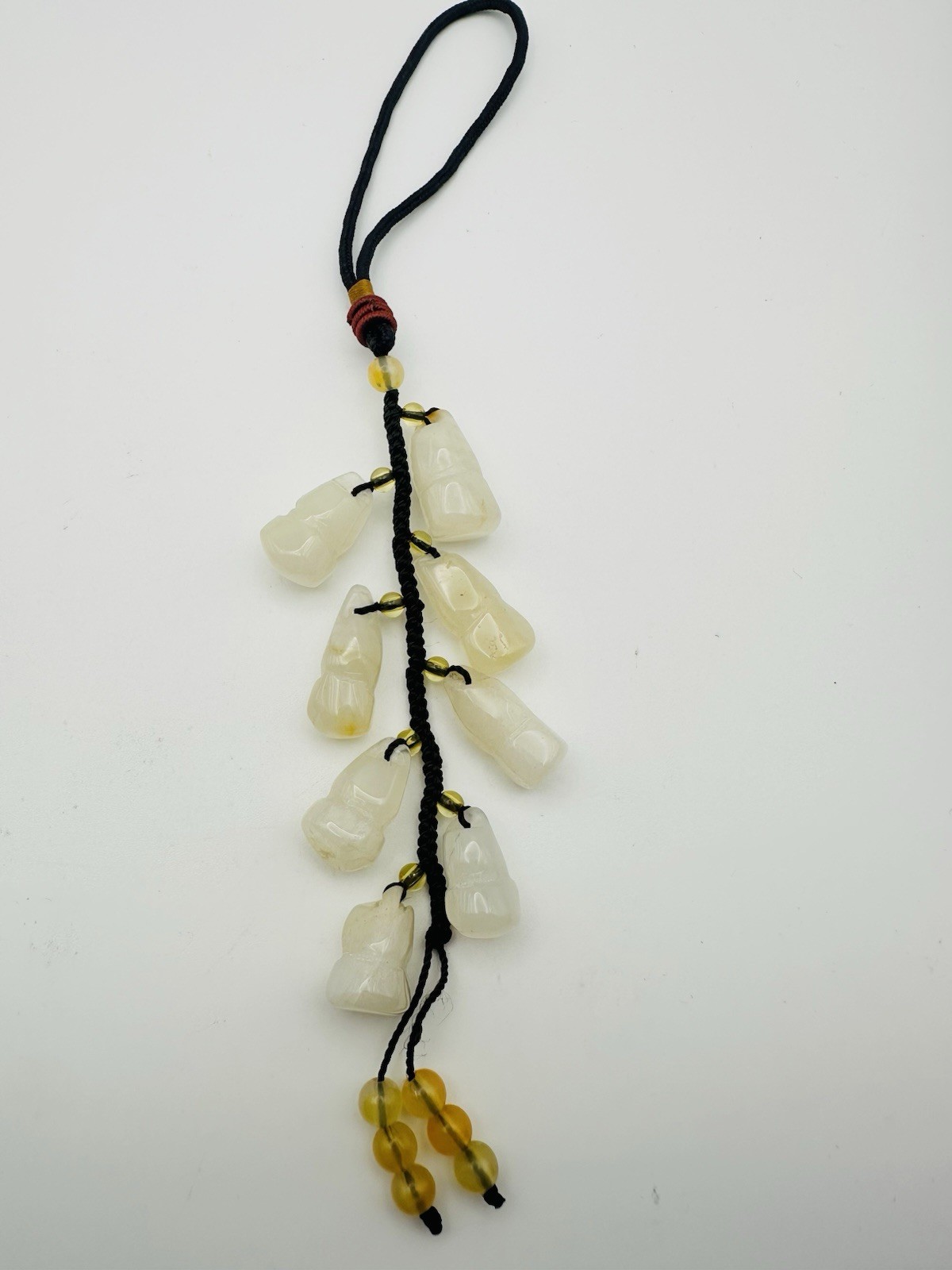 Natural Jadeite Jade Feng Shui Car Decoration