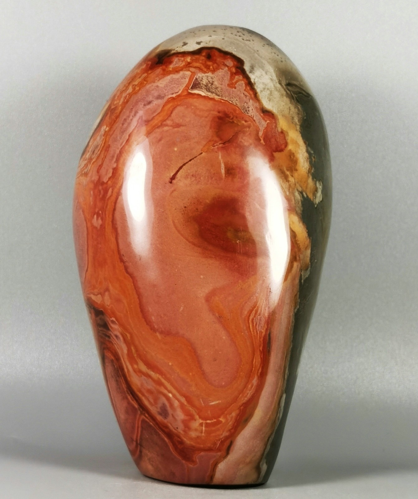 Polished POLYCHROME JASPER Freeform Standup Madagascar