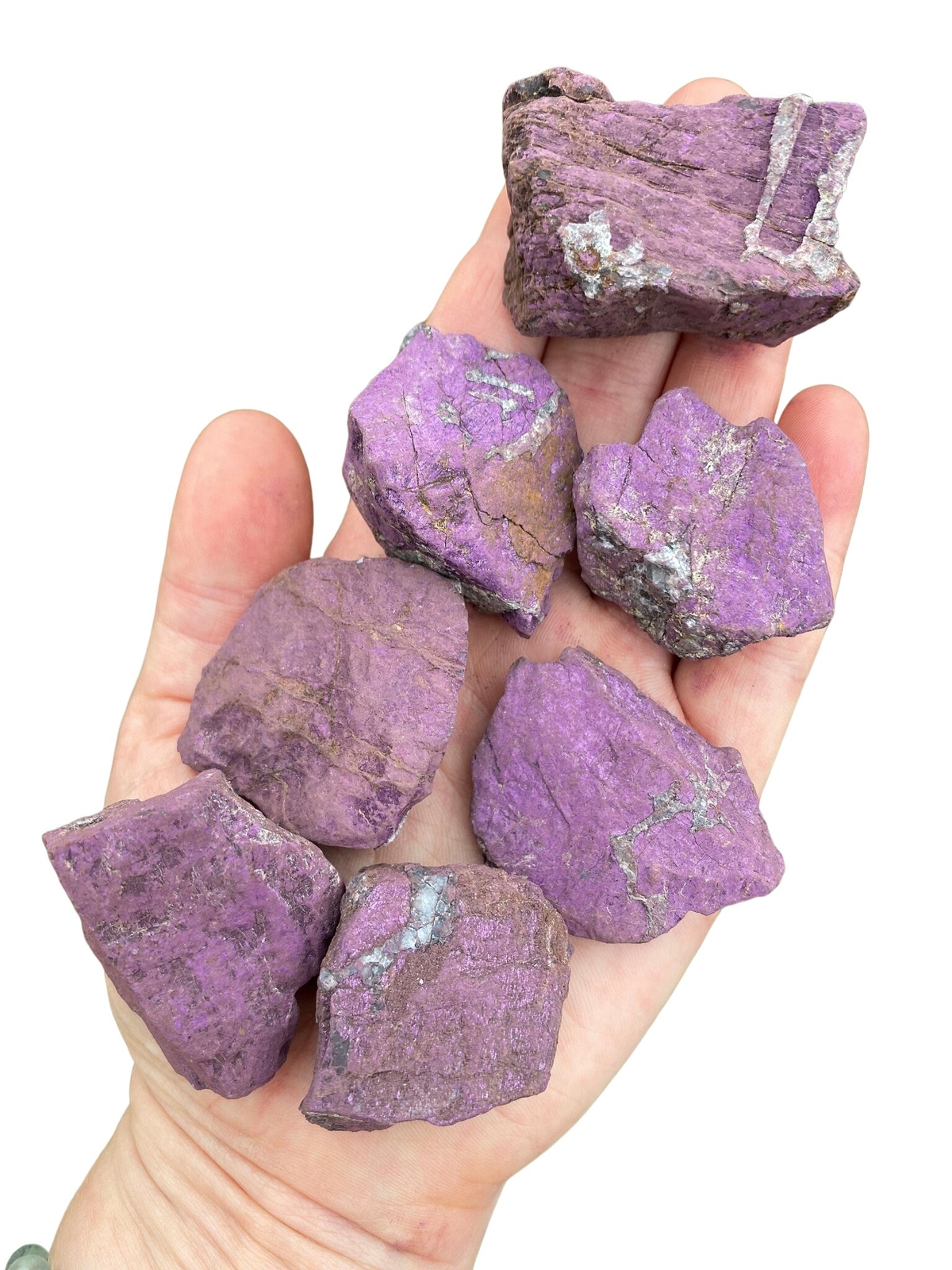 Raw Purpurite Stone (0.5″ – 2″), Natural from Namibia