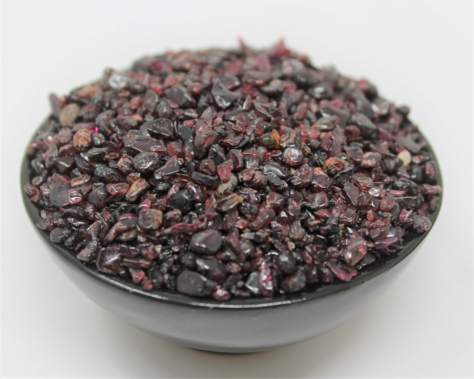 1 lb Bulk Loose GARNET Chips 5 – 7 mm Micro Semi Tumbled Stones 16 oz Tiny