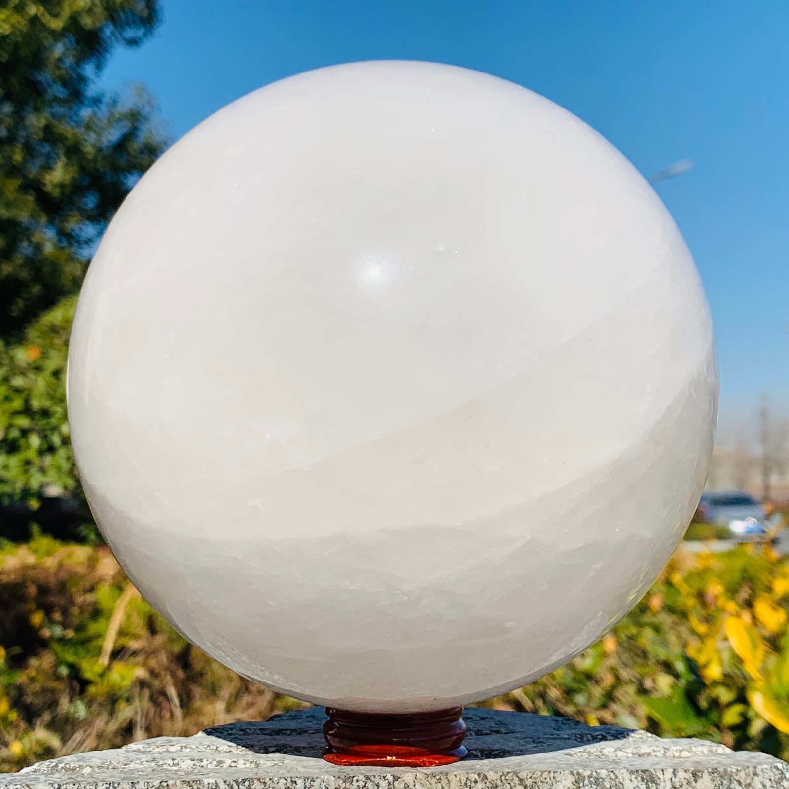 11.42LB Natural White Crystal Ball Quartz Crystal Sphere Healing