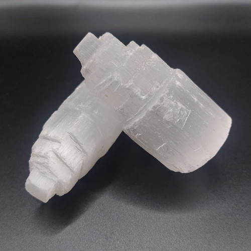 Selenite Natural Tower USB LED Healing Crystal Night Light Decor Lamp UK Stock