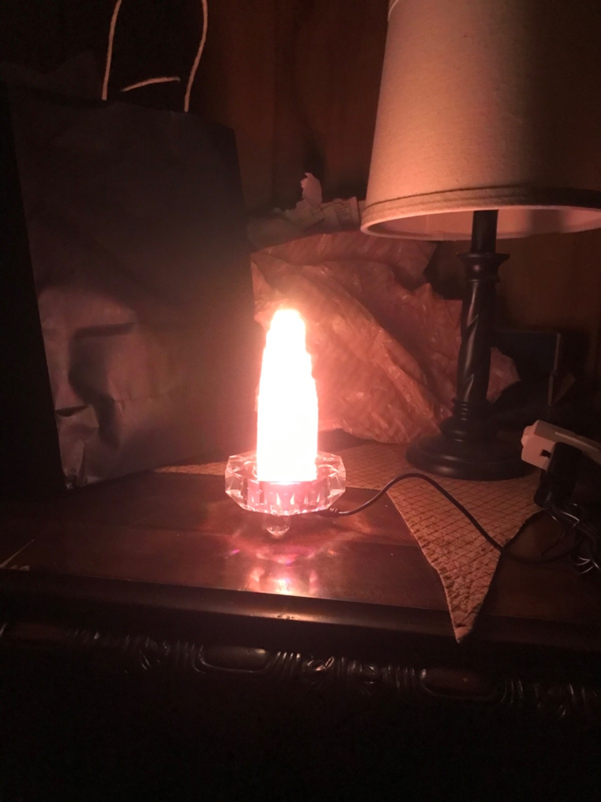 selenite multiple color quarts crystal lamp