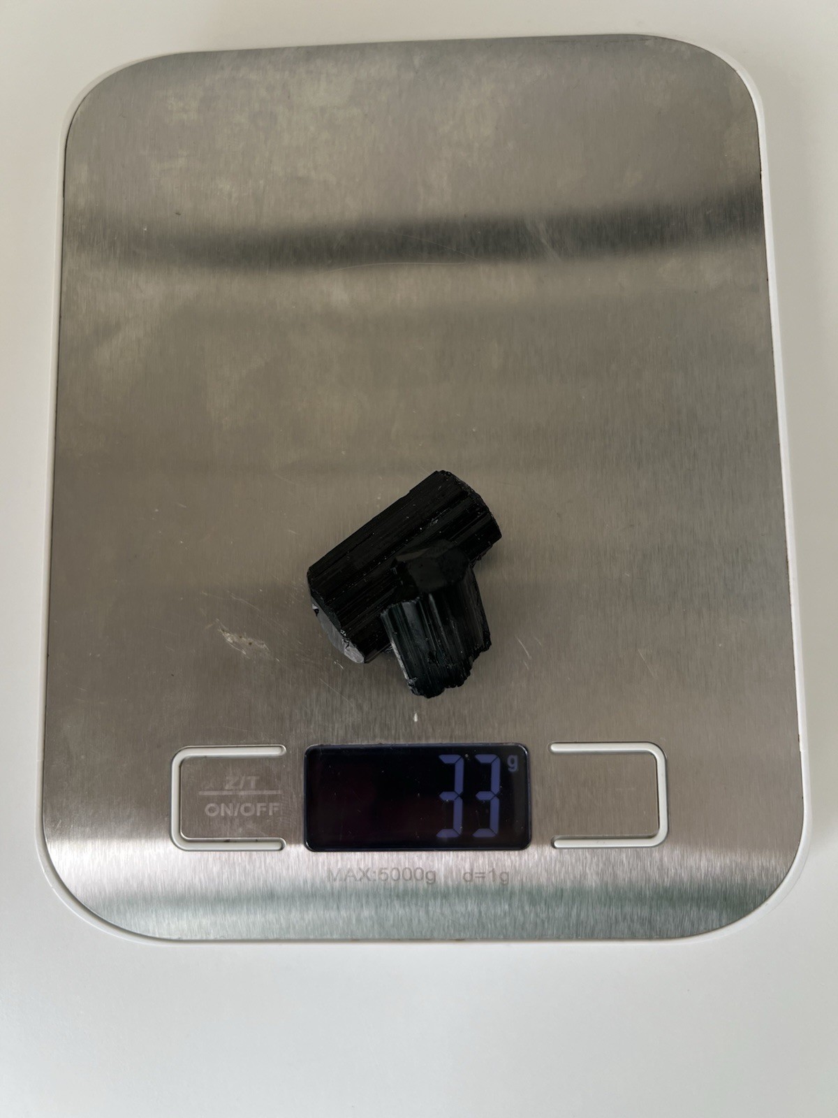 33g – Raw Black Tourmaline | Cross Cluster | Mozambique