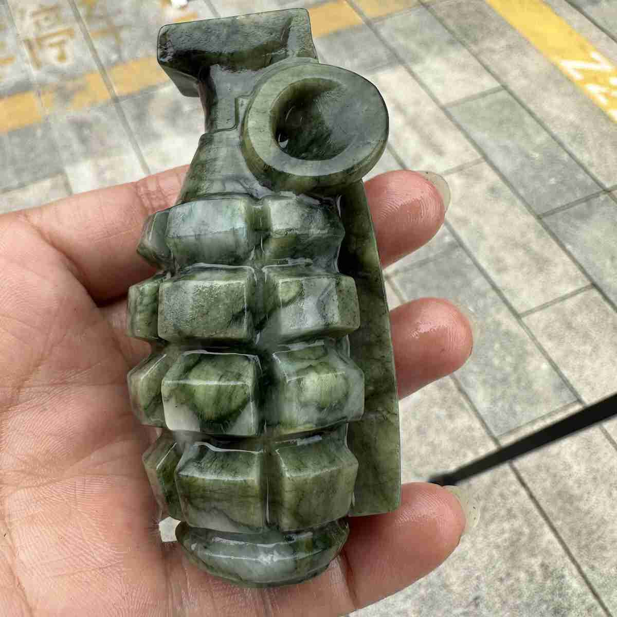 1pc Natural ophiolite Quartz hand-Carved skull Crystal Reiki healing