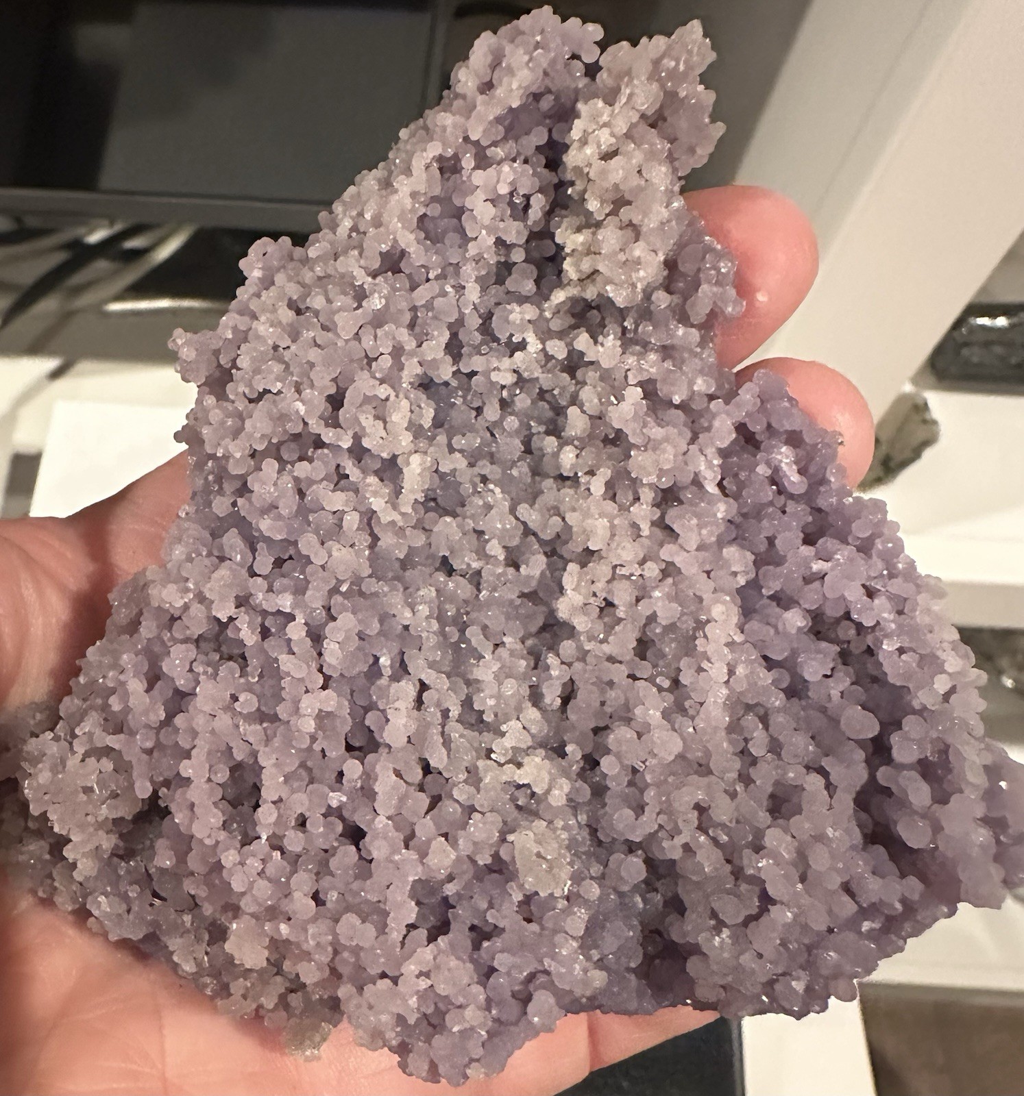 235 gram 4×4″ Grape Amethyst/Agate Quartz from Indonesia – Fine Mineral Specimen