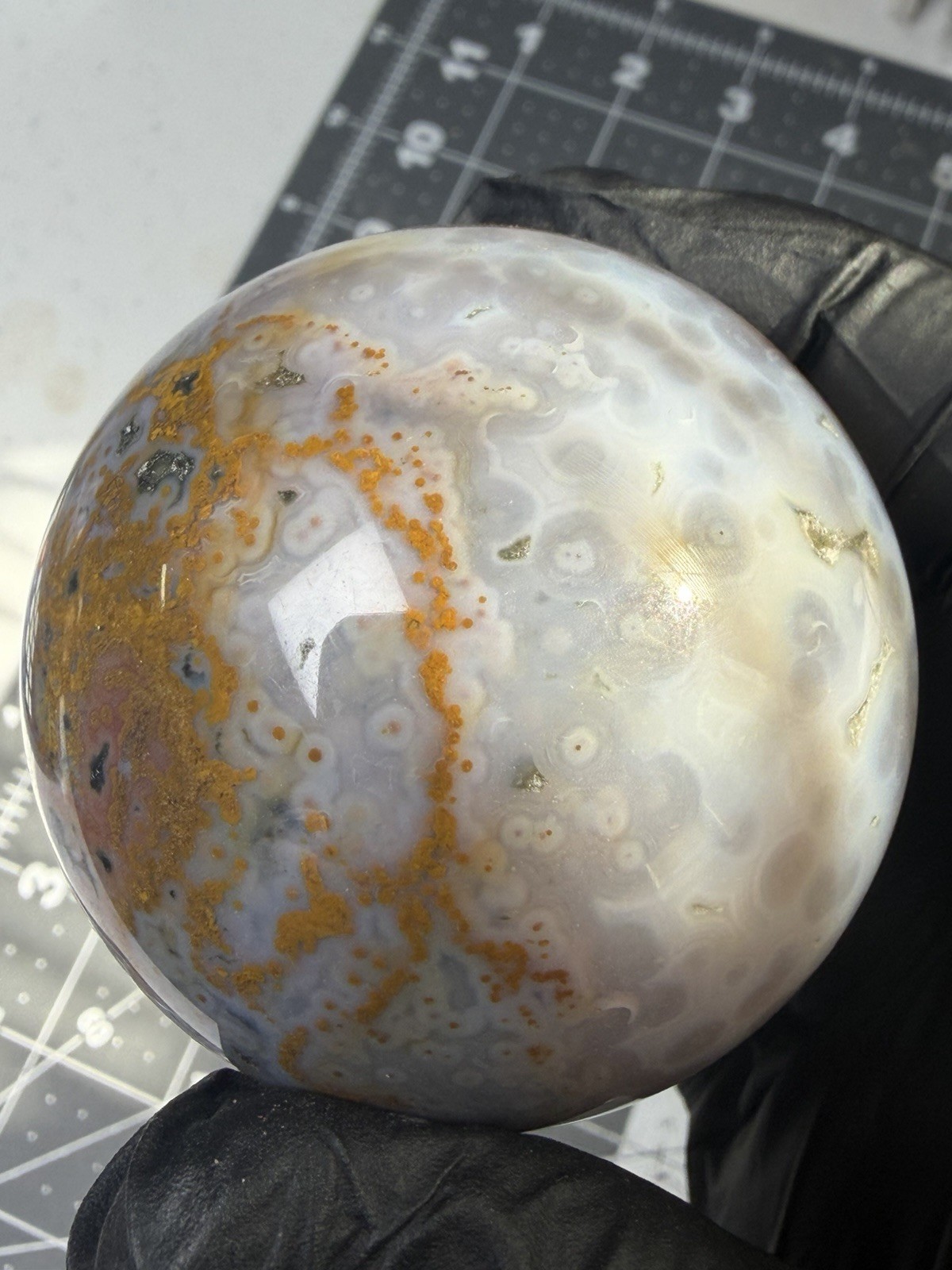 Excellent Ocean Jasper Sphere Orbs Orbicular