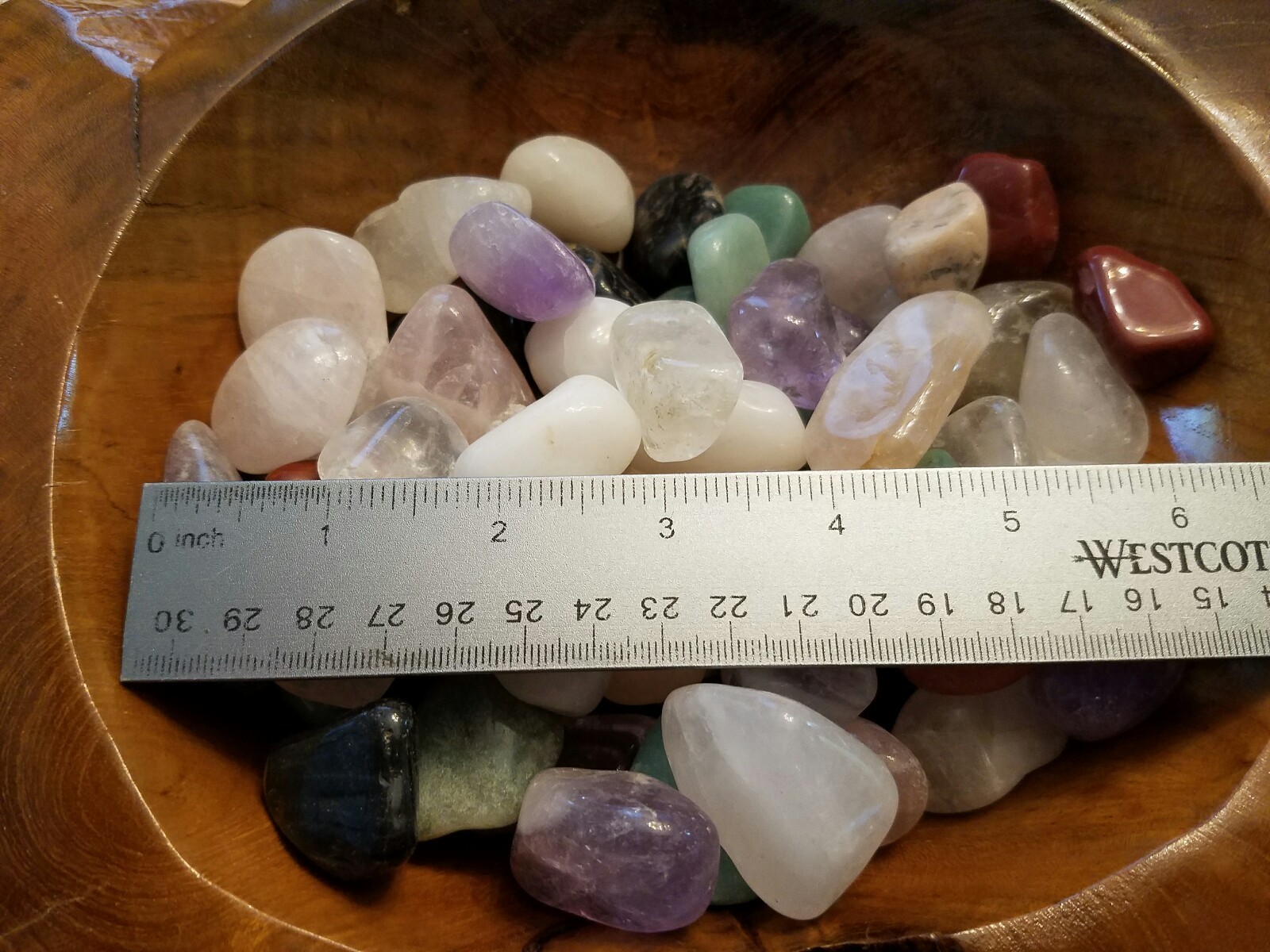 1/4 lb Tumbled Natural Assorted Large Gemstone Mix 10-20 Stones Rock Specimens