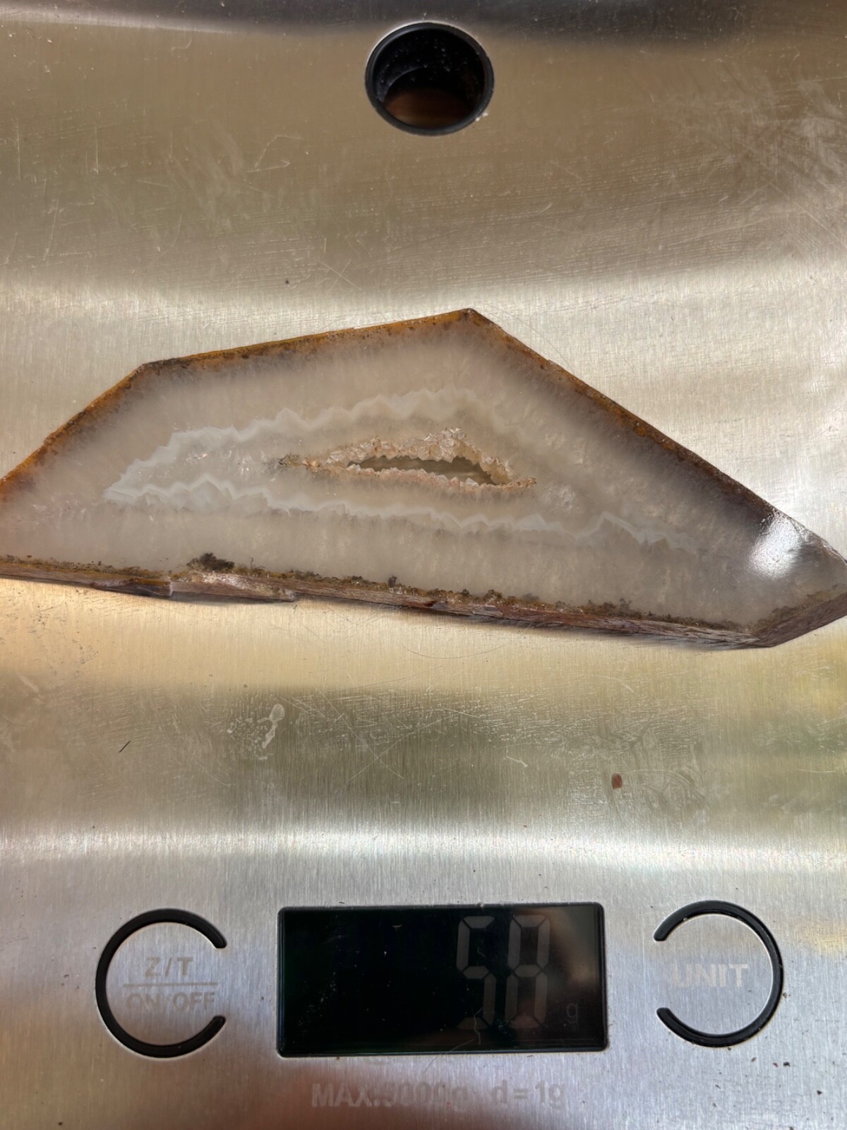 excellent large sized polyhedroid agate