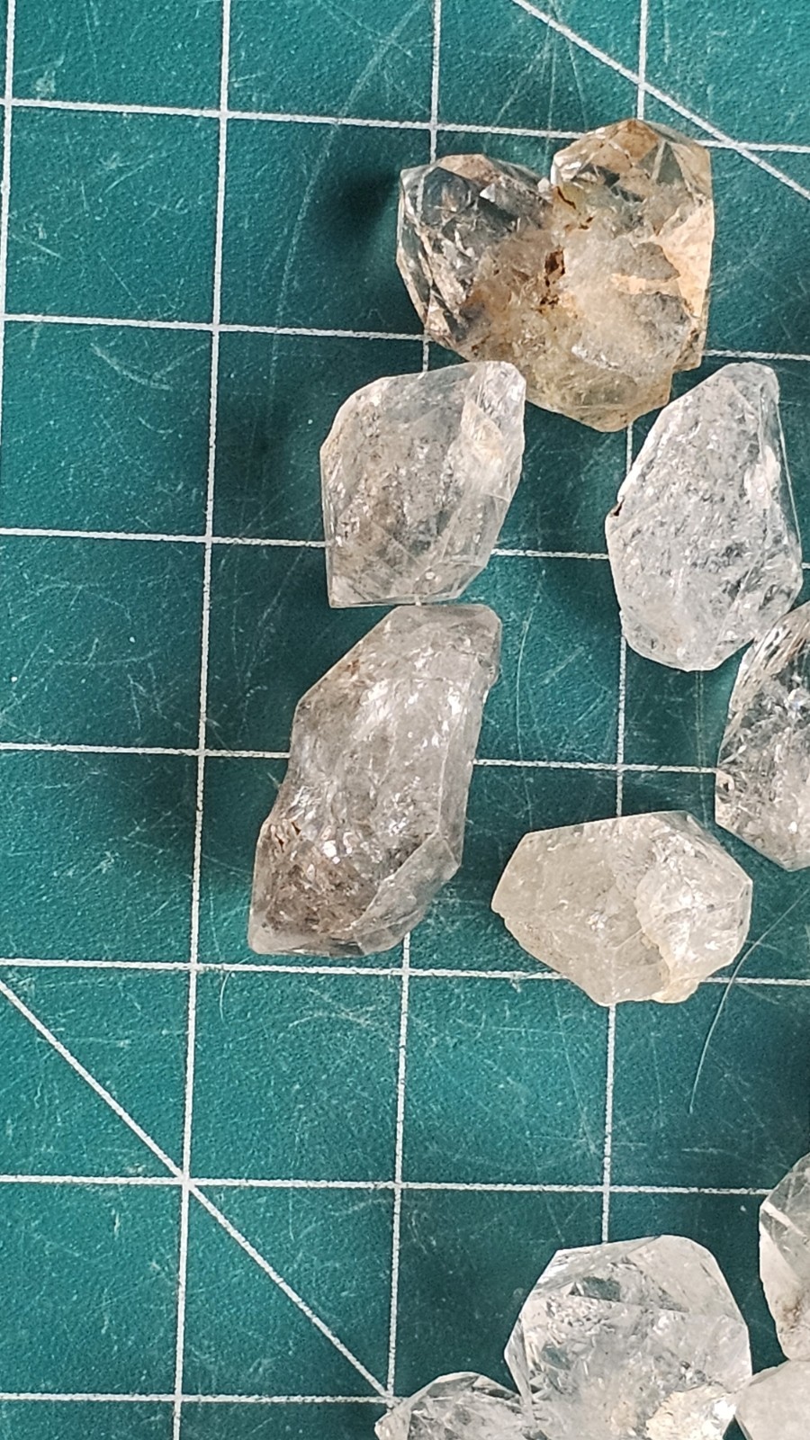 Large Lot Herkimer Diamond Quartz Double Terminated And Imperial Topaz