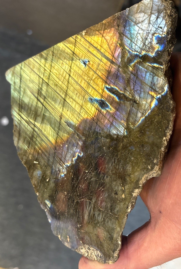 Labradorite Polished Face Madagascar 790 grams