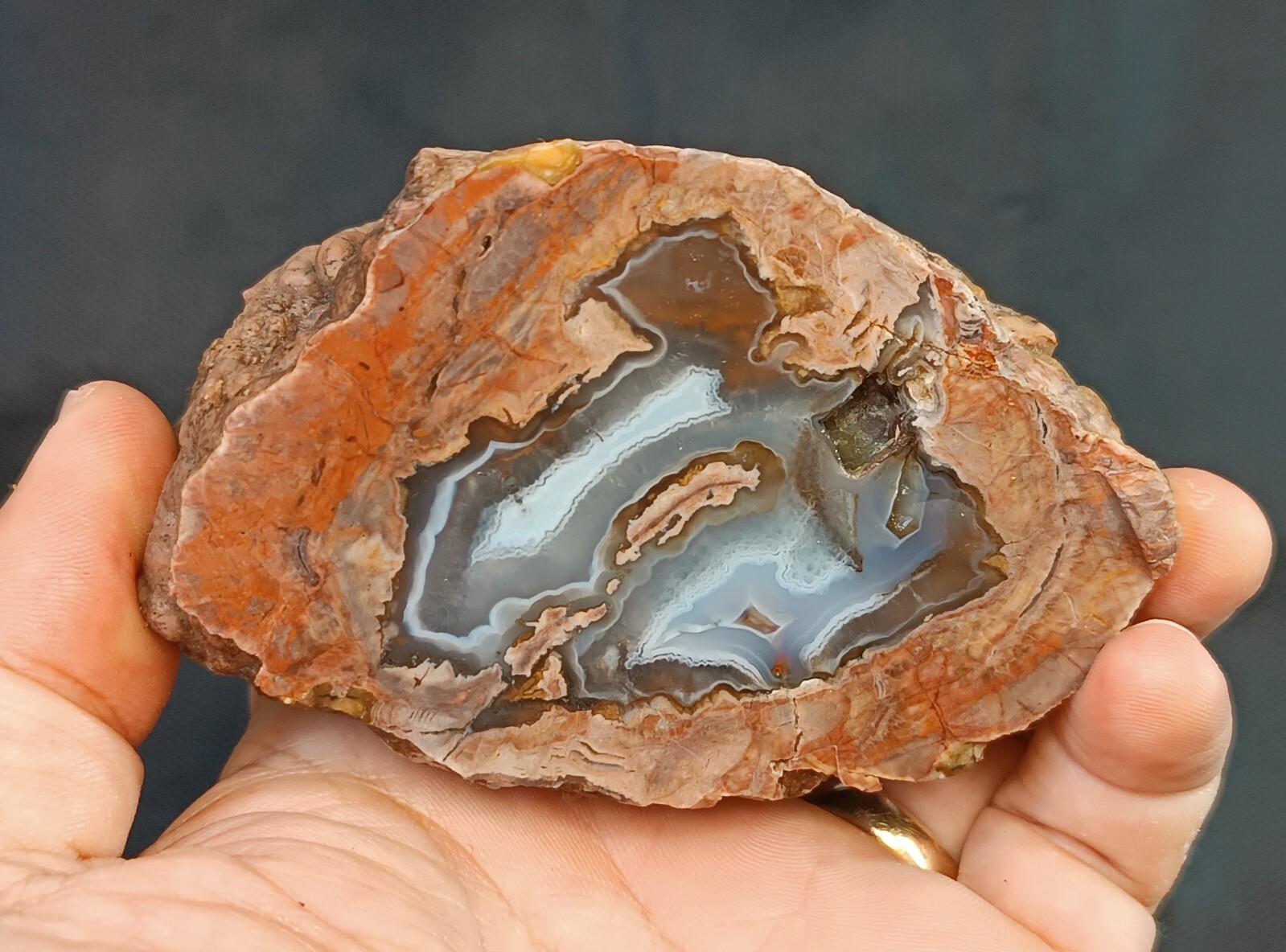 675g/1.49 lb turkish agate stone, collectible ,customs duty included