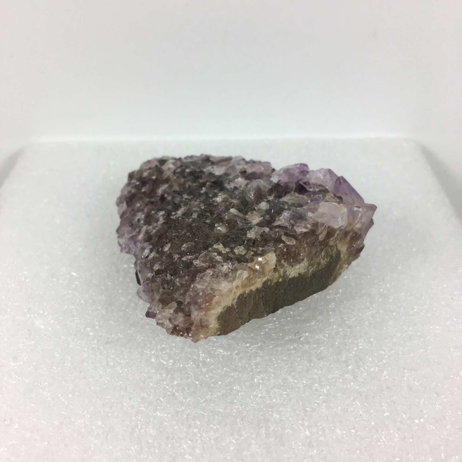 Light Pale Purple Crystal Cluster Geode Rock Quartz 3.6 Ounces 3″ x 2″ Stands Up