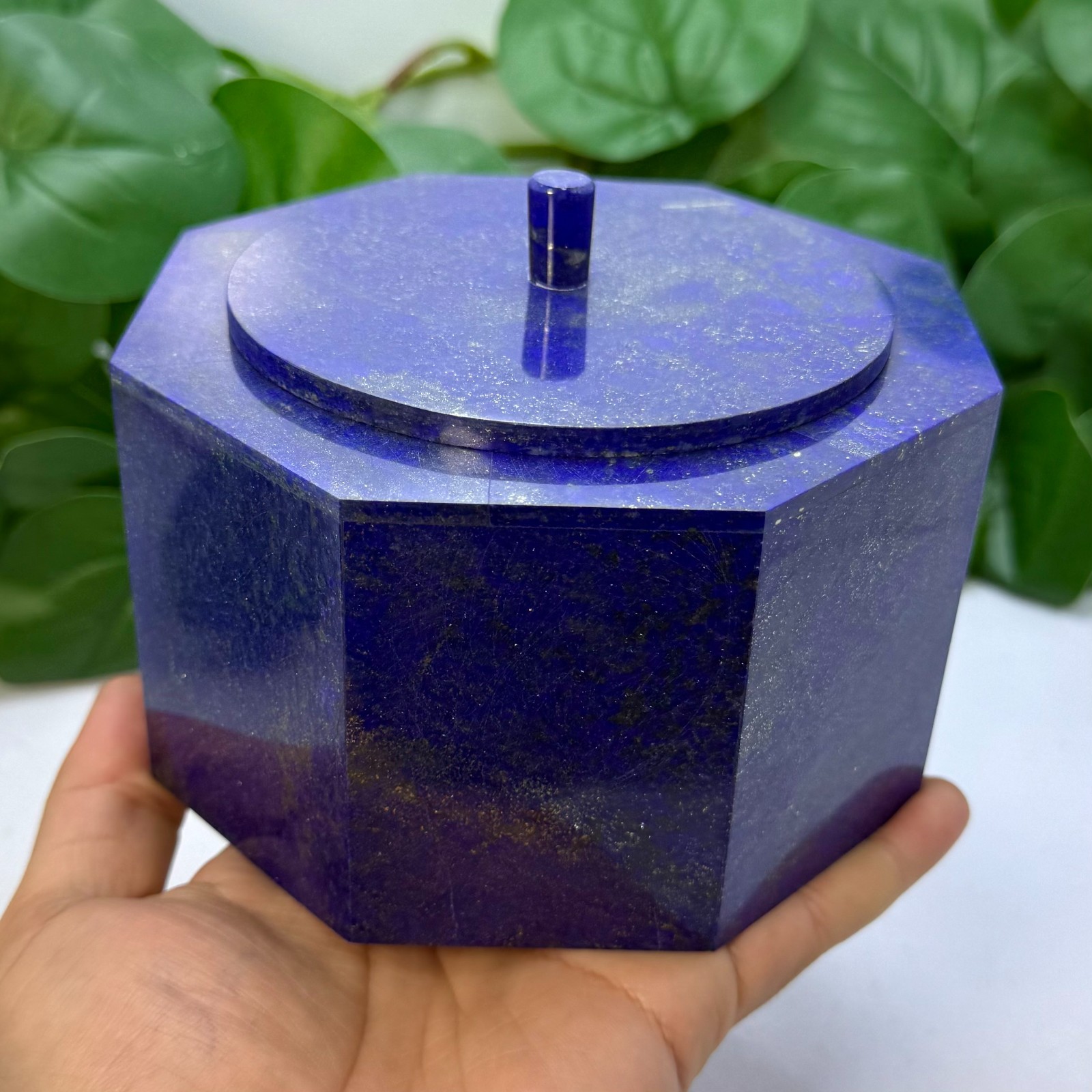 Lapis Lazuli 8 Sides Box, Lapis Box, Lapis Lazuli Box, Lapis Jewelry Box, Lapis