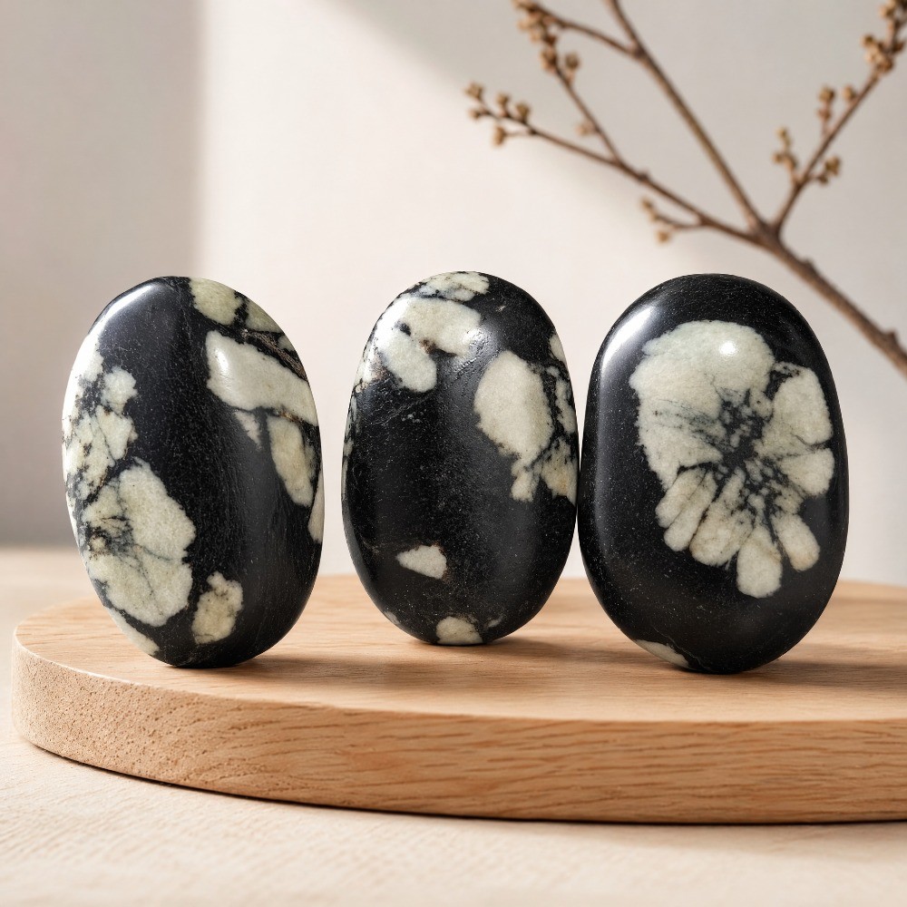 50-100g Random Irregular Chrysanthemum Crystal Palm Stone Healing Decor Gift