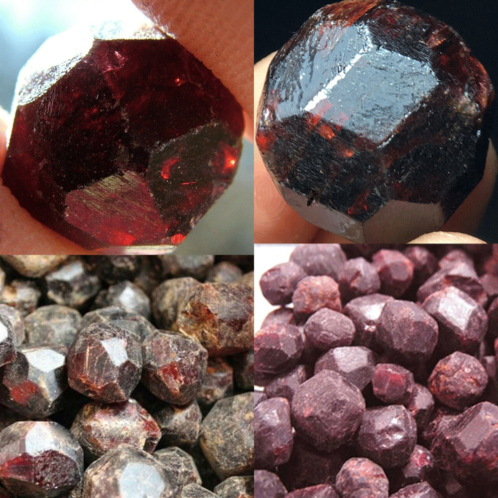 Wholesale Natural Rare RED Pyrope Garnet Crystal Mineral Gemstone Rough 3-4cm