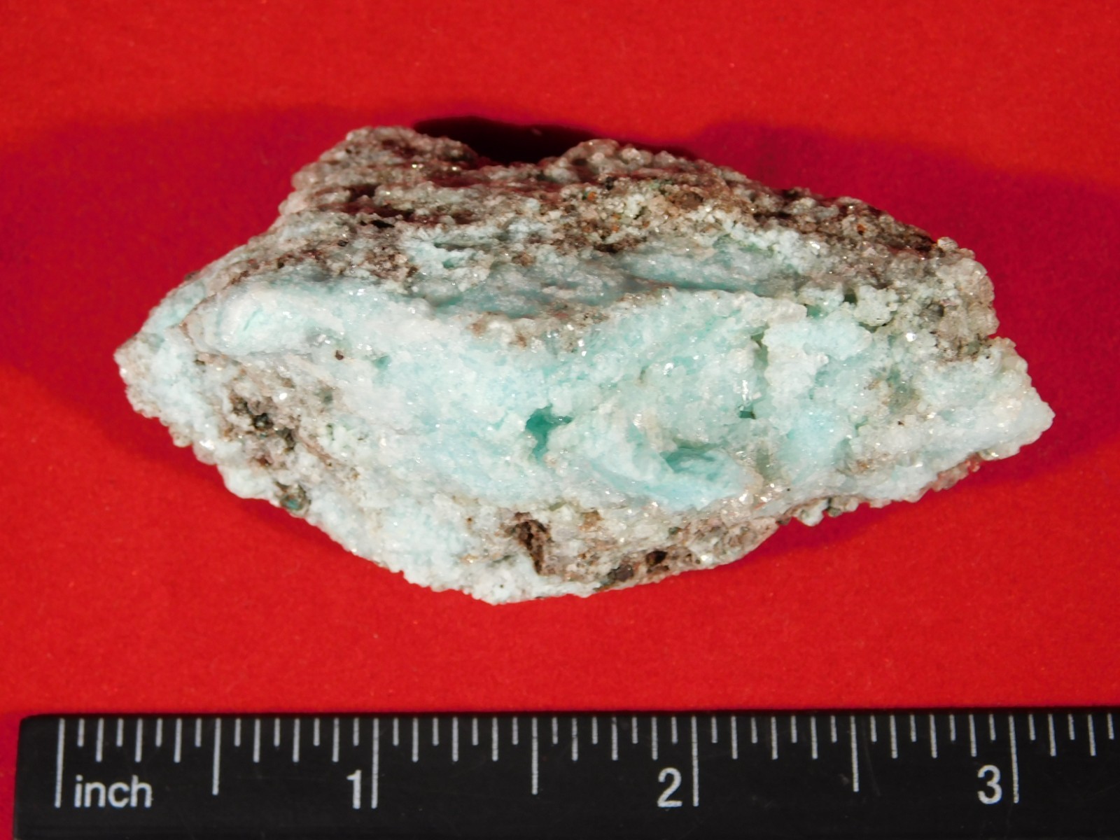 Light BLUE! CHRYSOCOLLA Cluster Under Translucent Druzy Quartz Mexico 77.0gr
