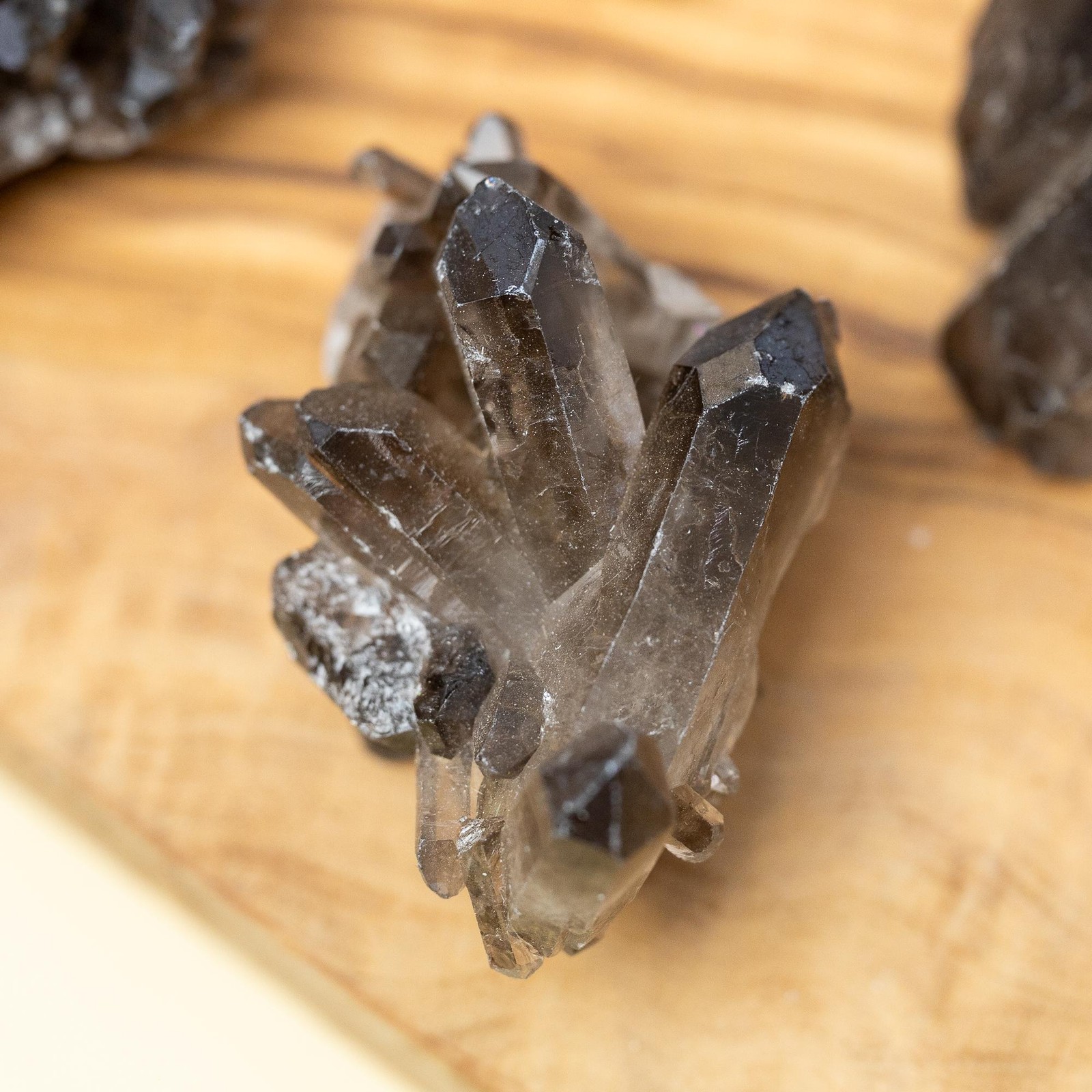 Smoky Quartz Cluster Natural Crystal Point Rough Quartz Specimen Gift Decor