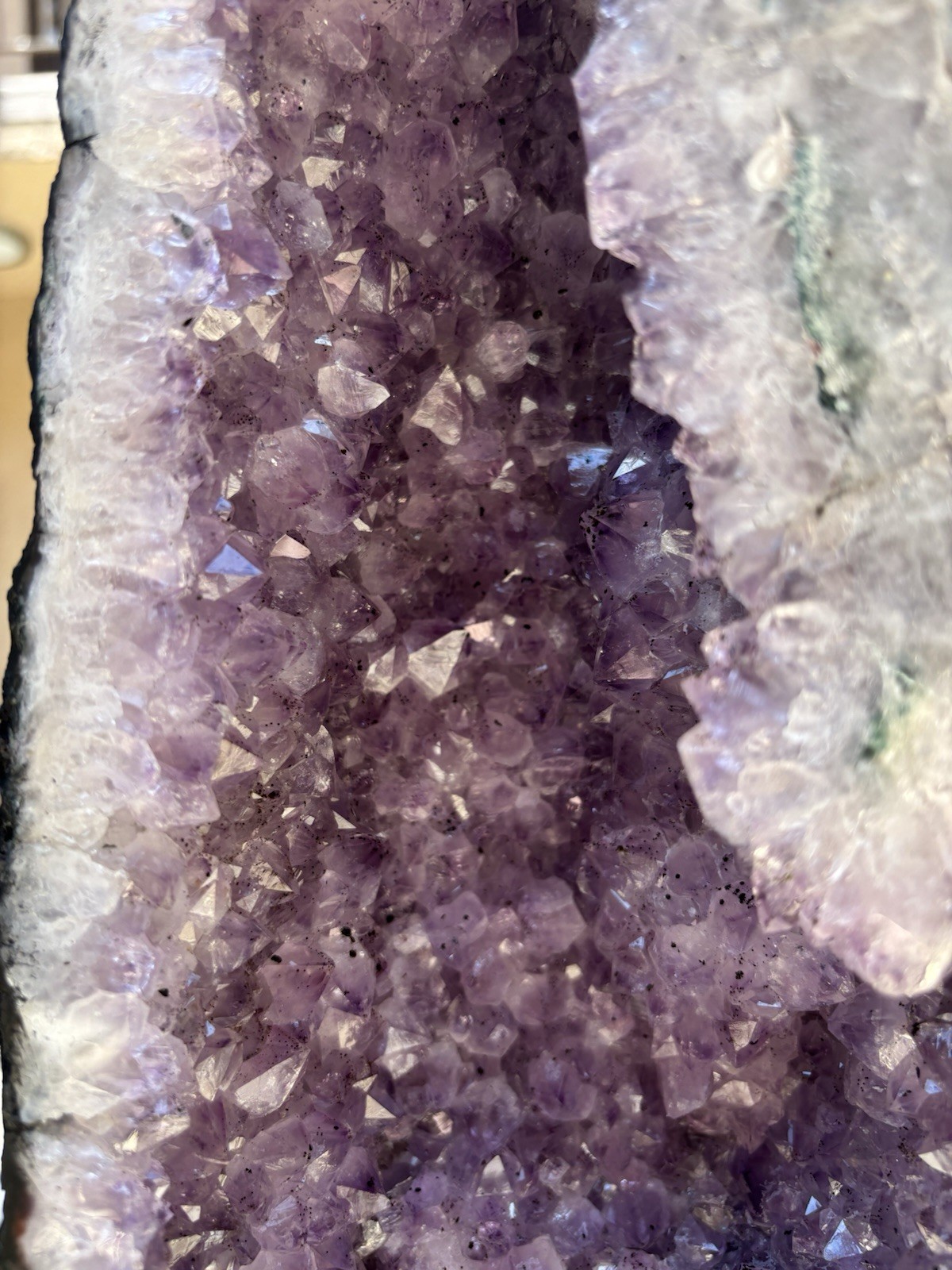 Large Natural Amethyst Crystal Geode Cluster Uruguay/Brazil Origin