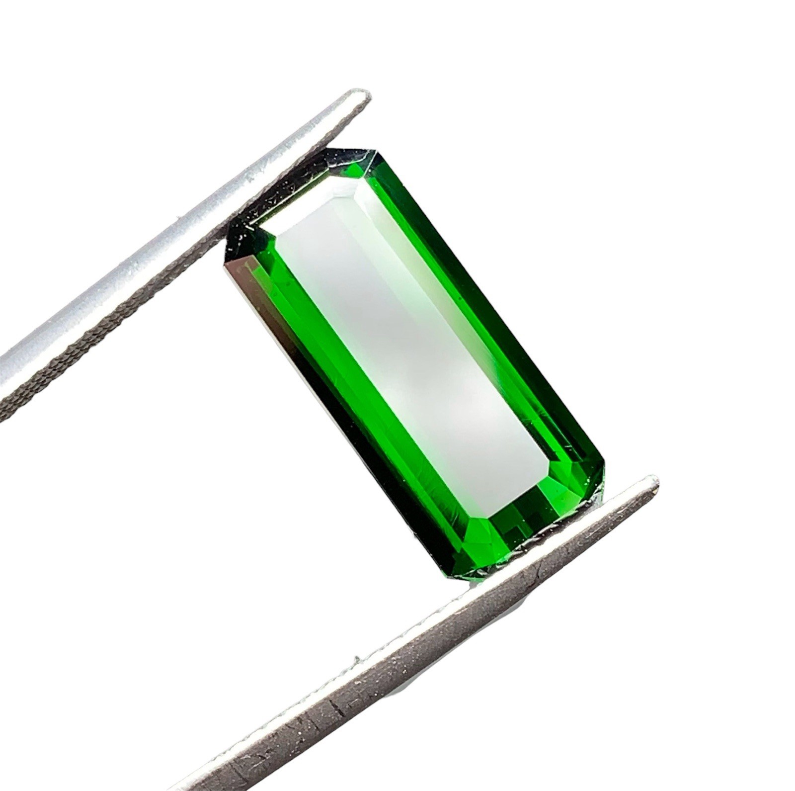 Chrome Tourmaline Loupe Clean 5.2 Carats Open Color gemstone From Afghanistan