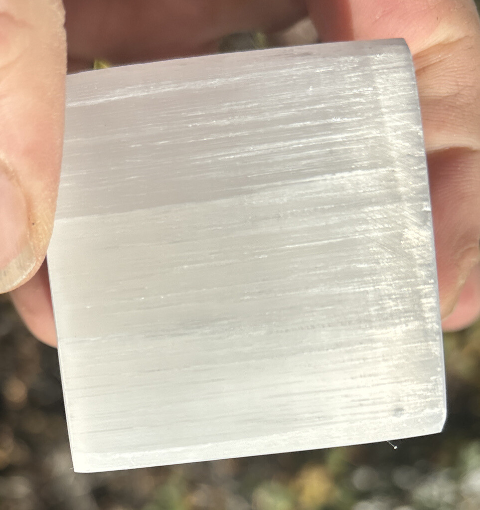 2 inch selenite cube
