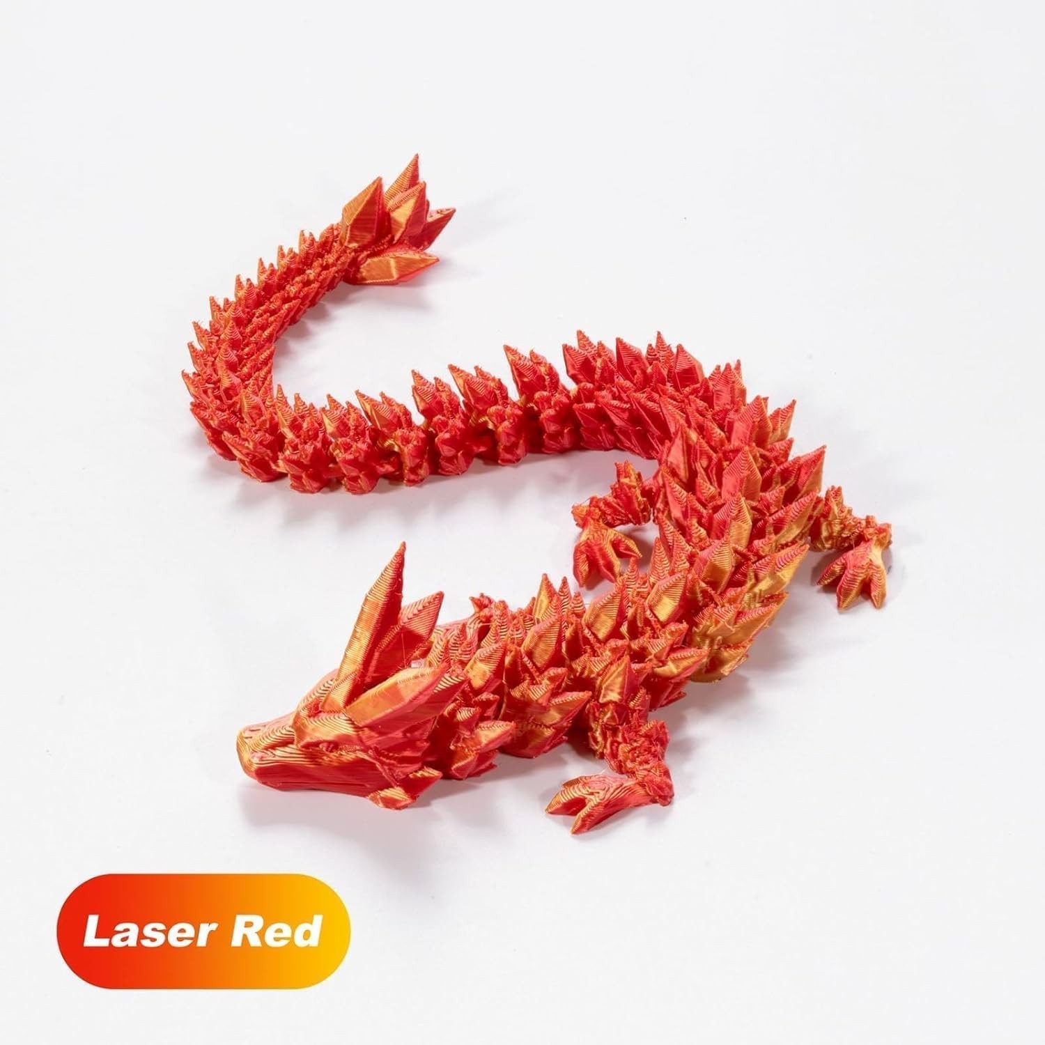 3D Printed Crystal Dragon 12In 3Pcs-Perfect Basket Essentials Stuffers, 3D Pr…