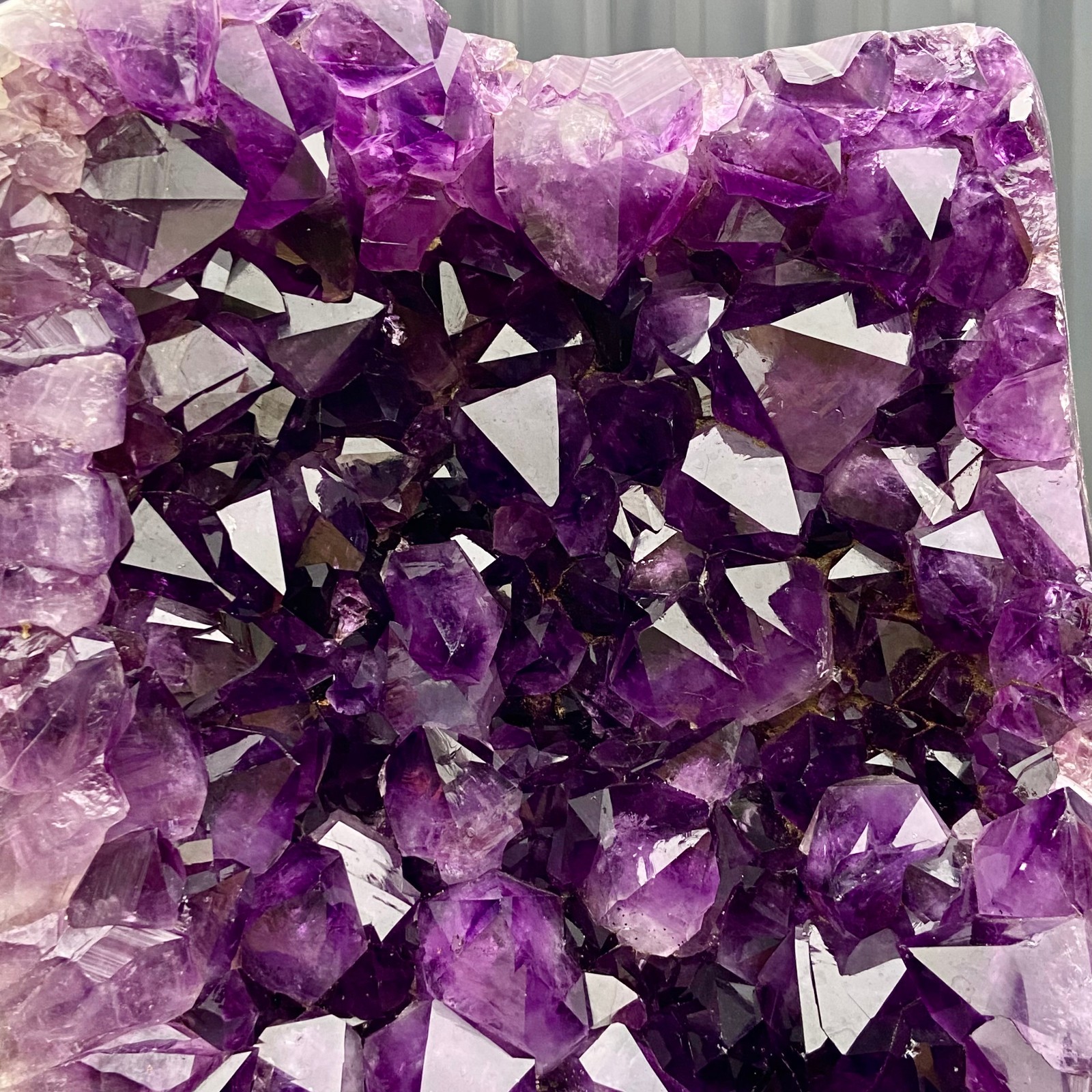 39.35LB Natural Amethyst geode quartz cluster crystal specimen energy healing