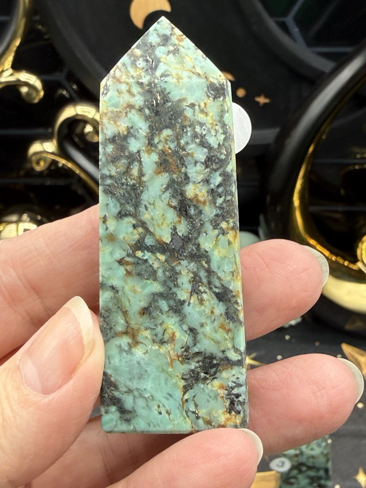 Natural African Turquoise small/mini Points Free shipping