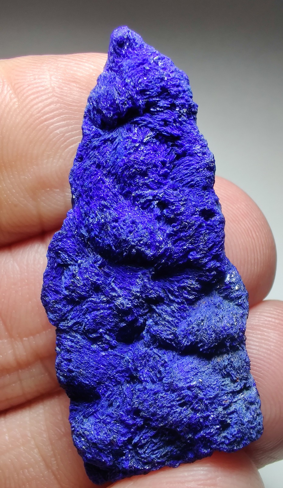 Azurite crystals with Malachite. Morocco. 13 grams.