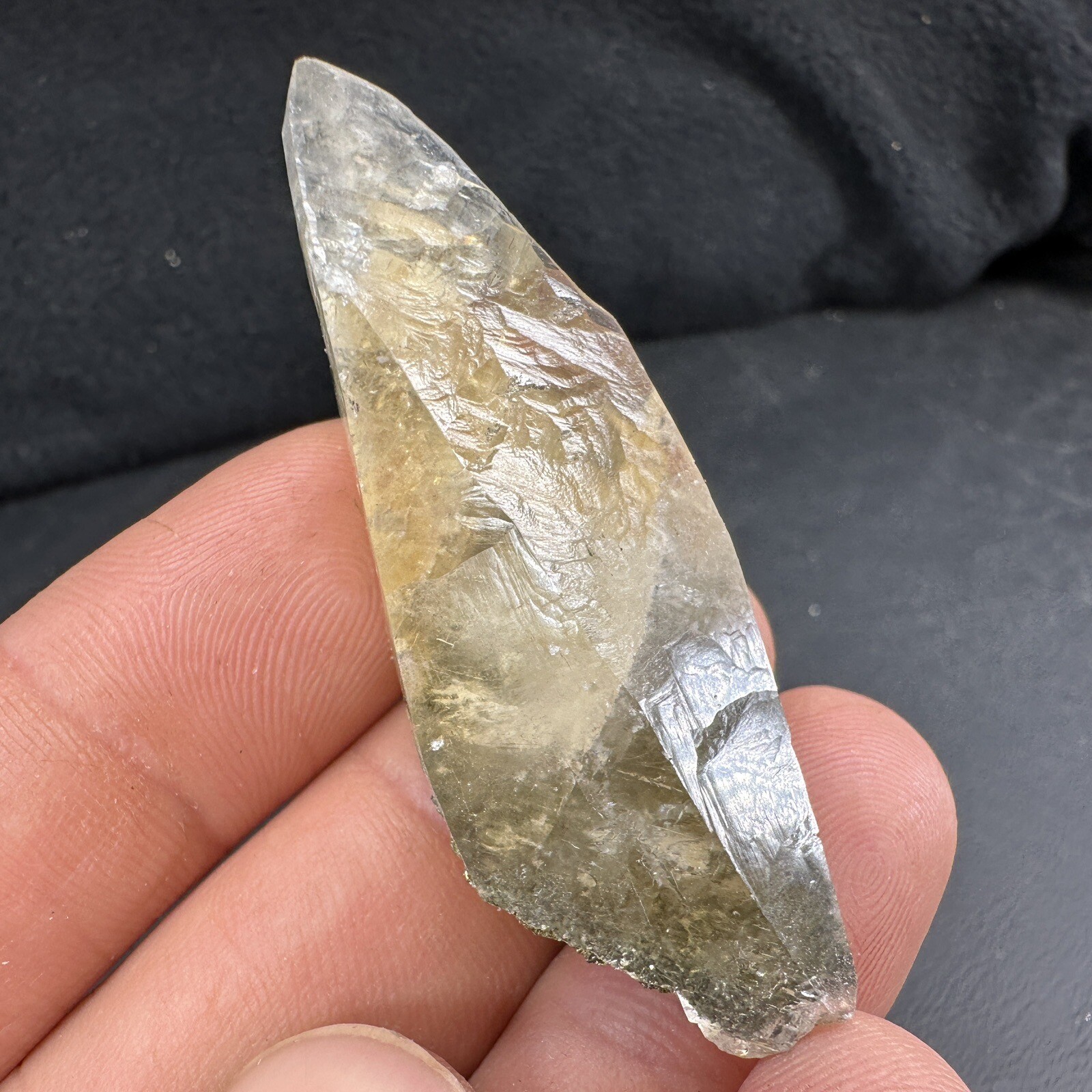 Calcite Crystal with Chalcopyrite Matrix / Missouri