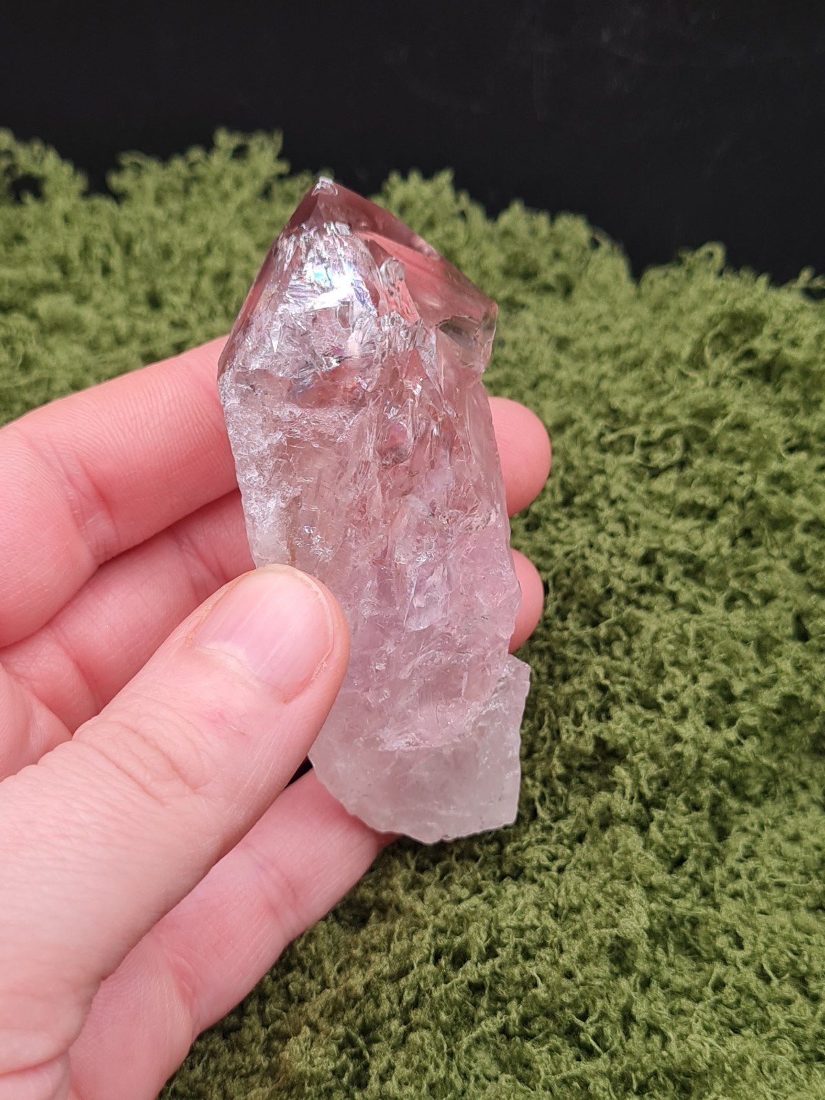 Powellite Amethyst Rough Point Wand From Bahia, Brazil, Uv-reactive, 69g