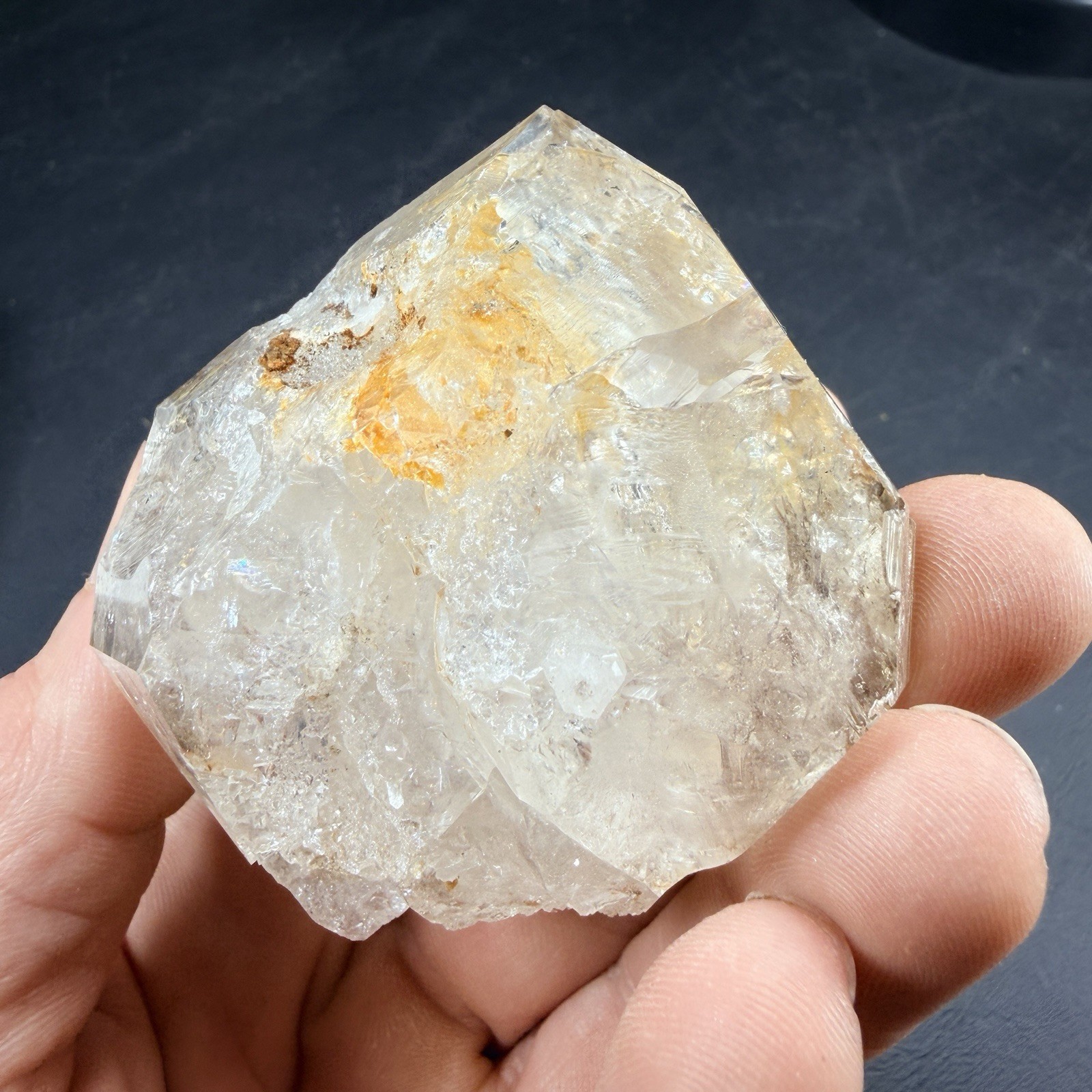 Herkimer Diamond Quartz Crystal Point / New York *VIDEO*