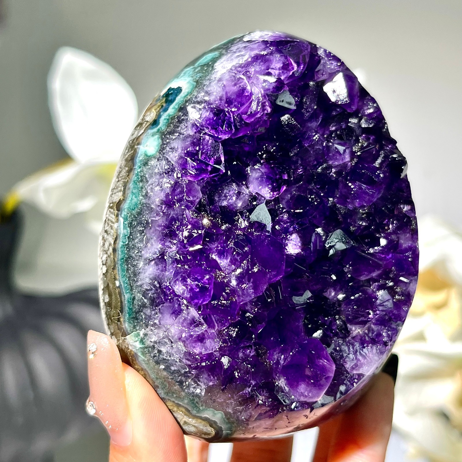 1.12LB Uruguay’s top tier amethyst natural amethyst block spiritual therapy