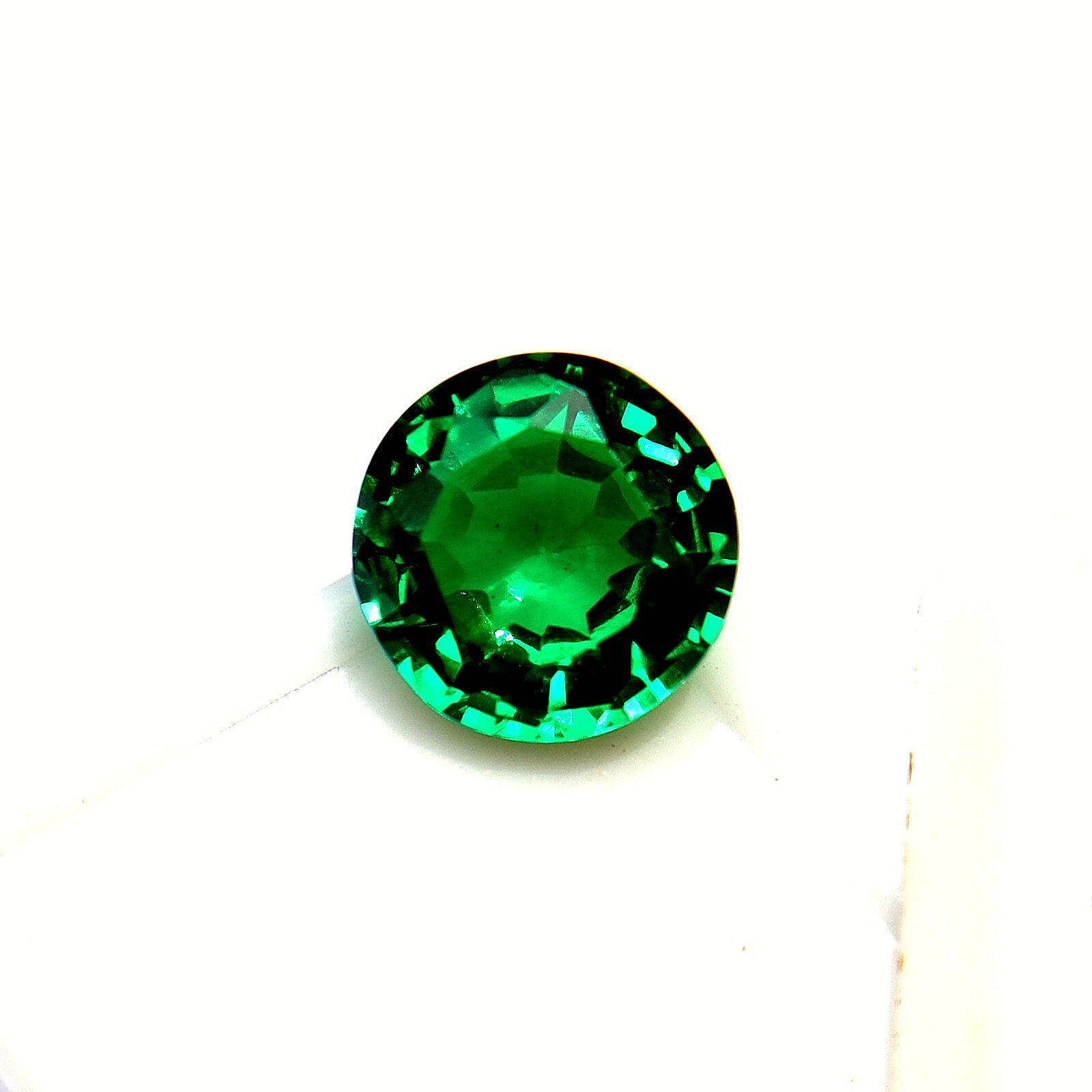 10.50 Ct Natural Tsavorite Green Garnet Round Cut CERTIFIED Loose Gemstone
